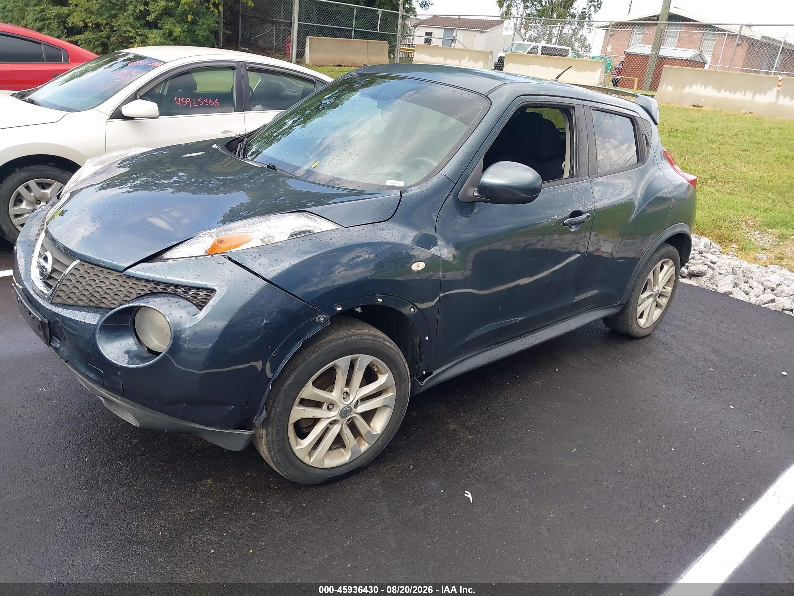 2013 Nissan Juke S Синий vin: JN8AF5MV6DT208821