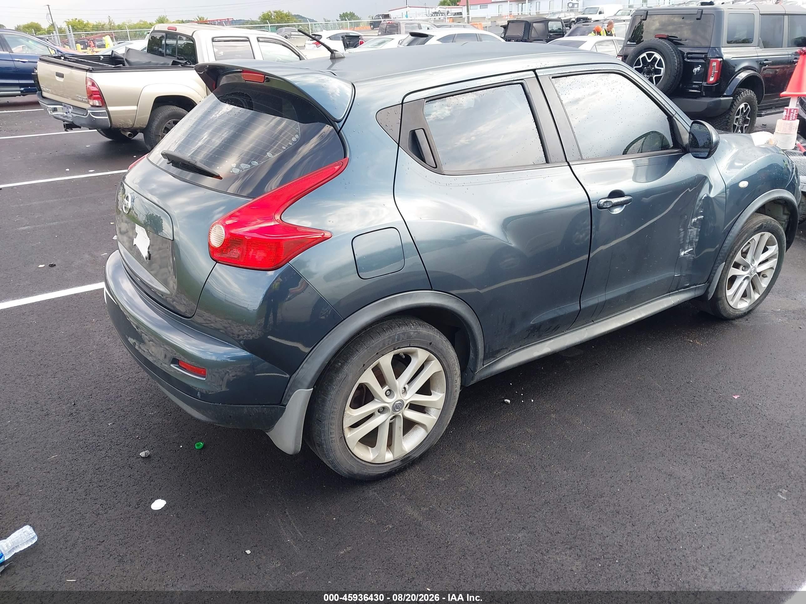 2013 Nissan Juke S Синий vin: JN8AF5MV6DT208821