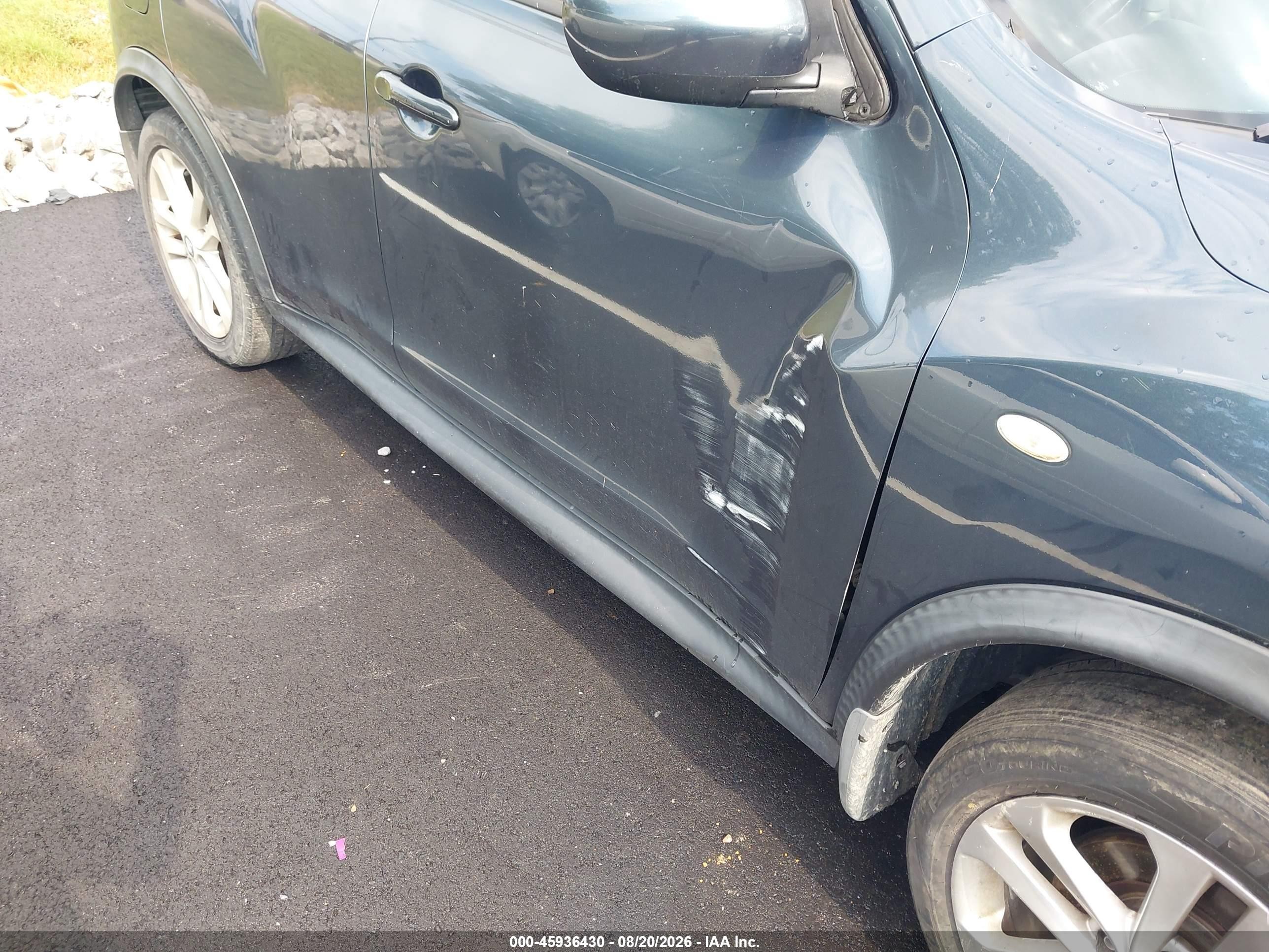 2013 Nissan Juke S Синий vin: JN8AF5MV6DT208821