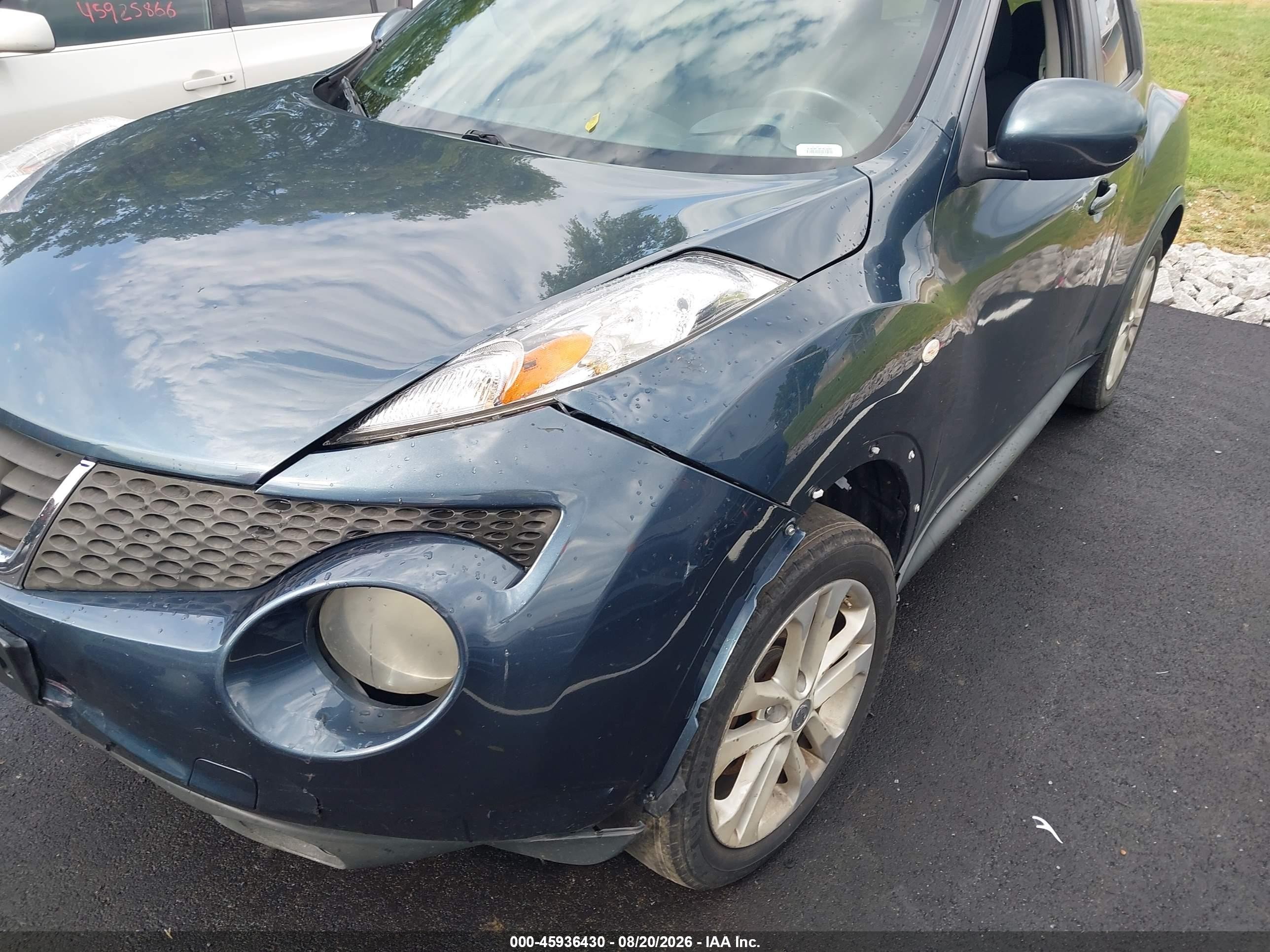 2013 Nissan Juke S Синий vin: JN8AF5MV6DT208821