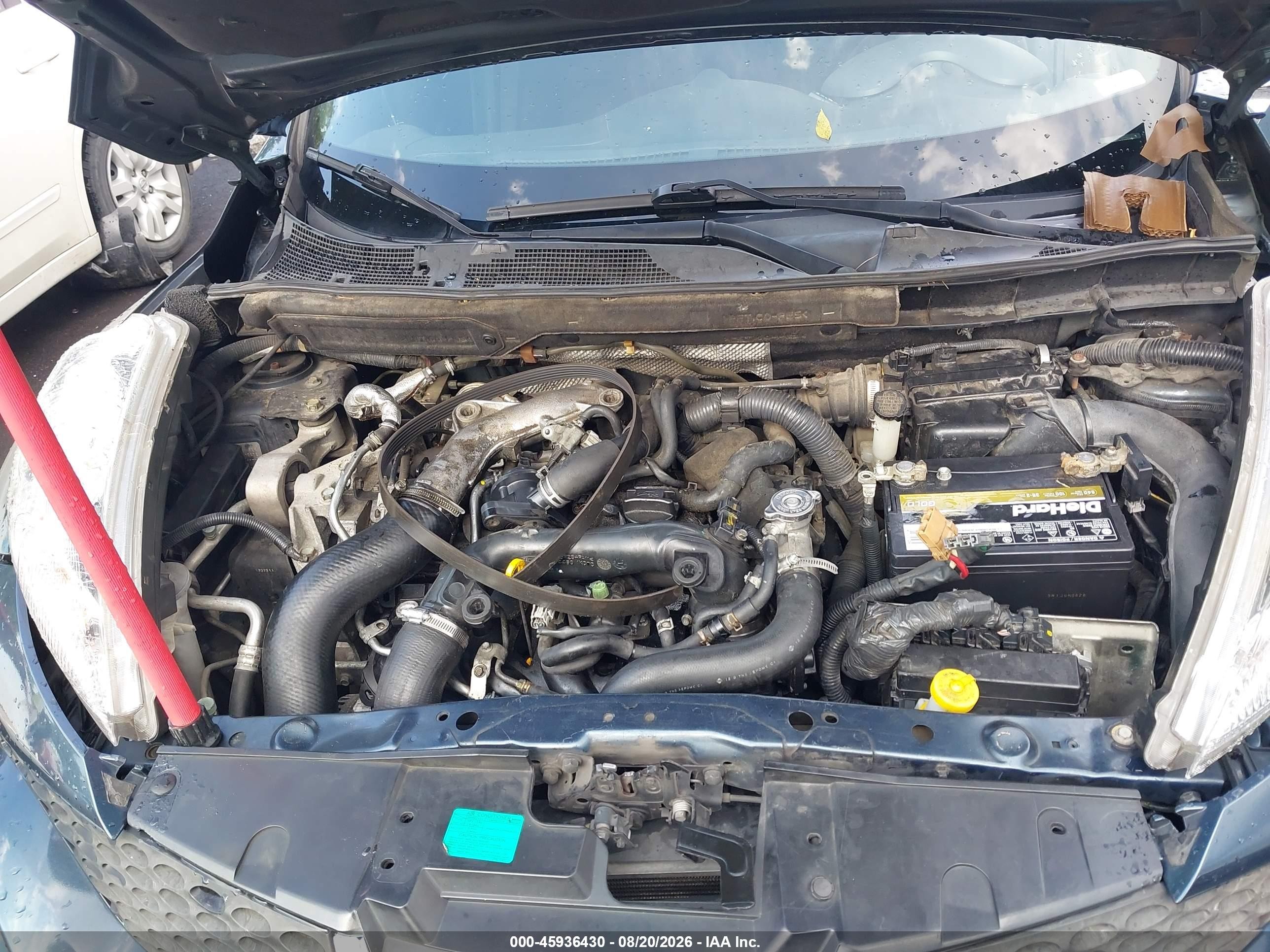 2013 Nissan Juke S Синий vin: JN8AF5MV6DT208821