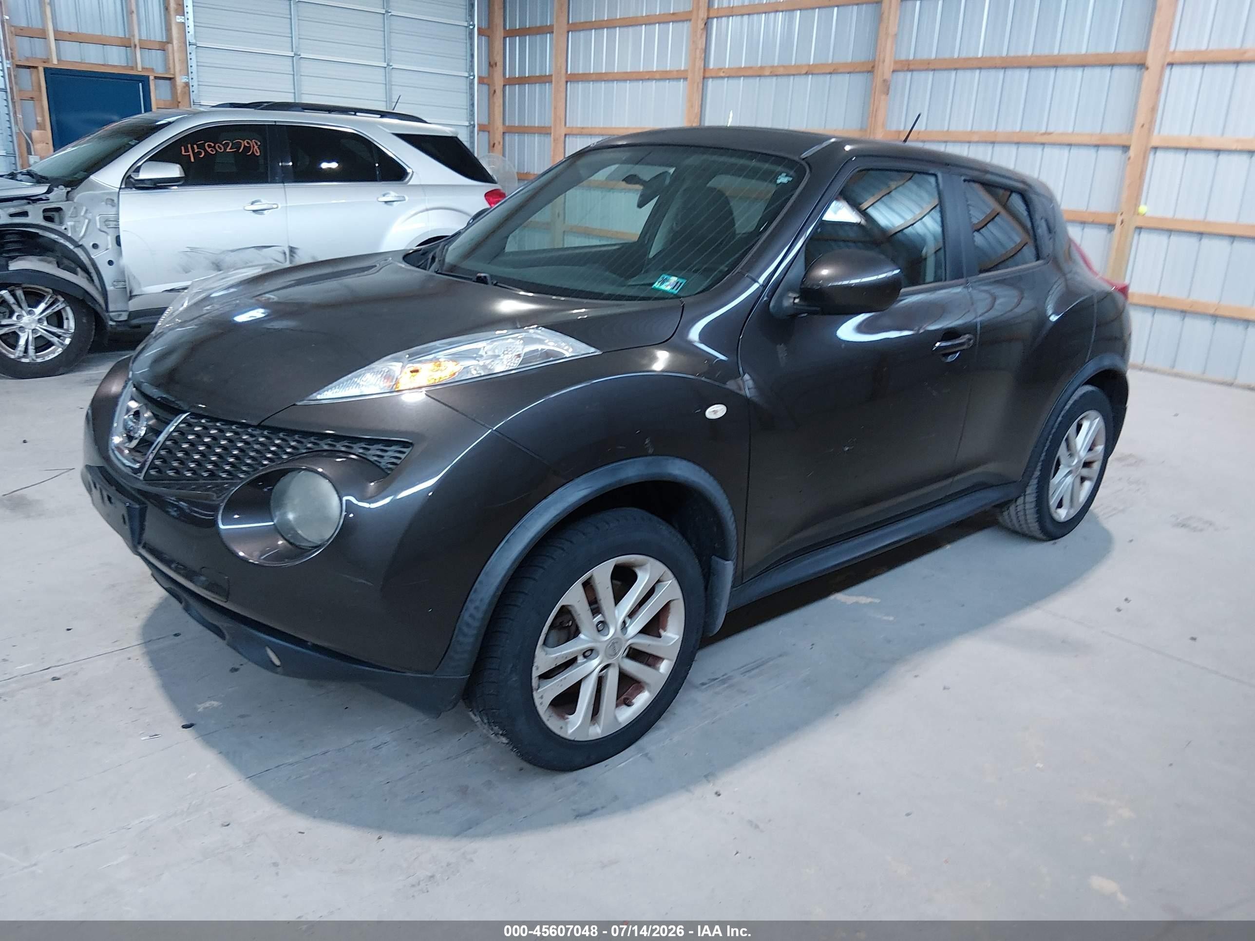 2013 Nissan Juke Sl Серый vin: JN8AF5MV6DT209287