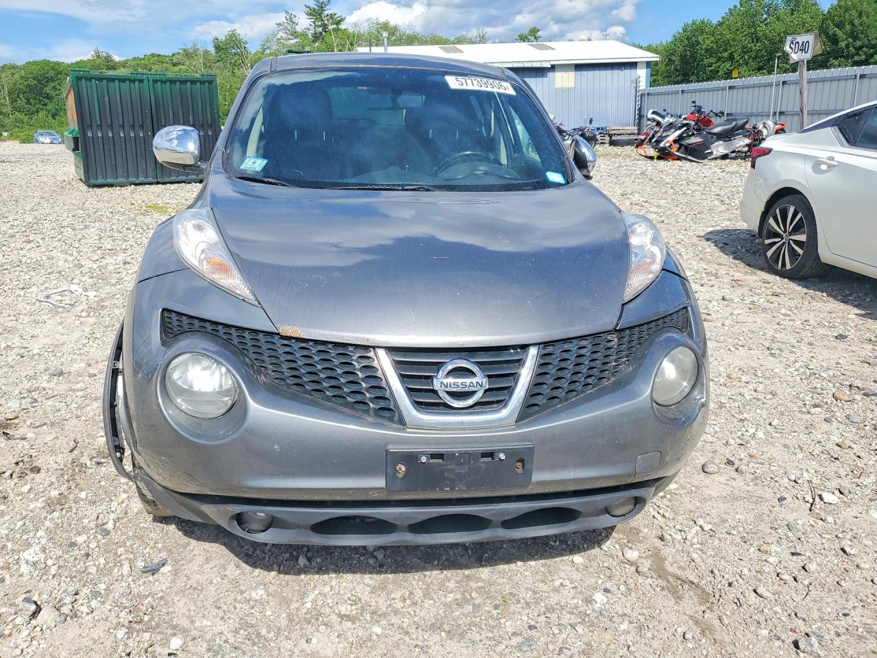 2013 Nissan Juke S Gray vin: JN8AF5MV6DT215302