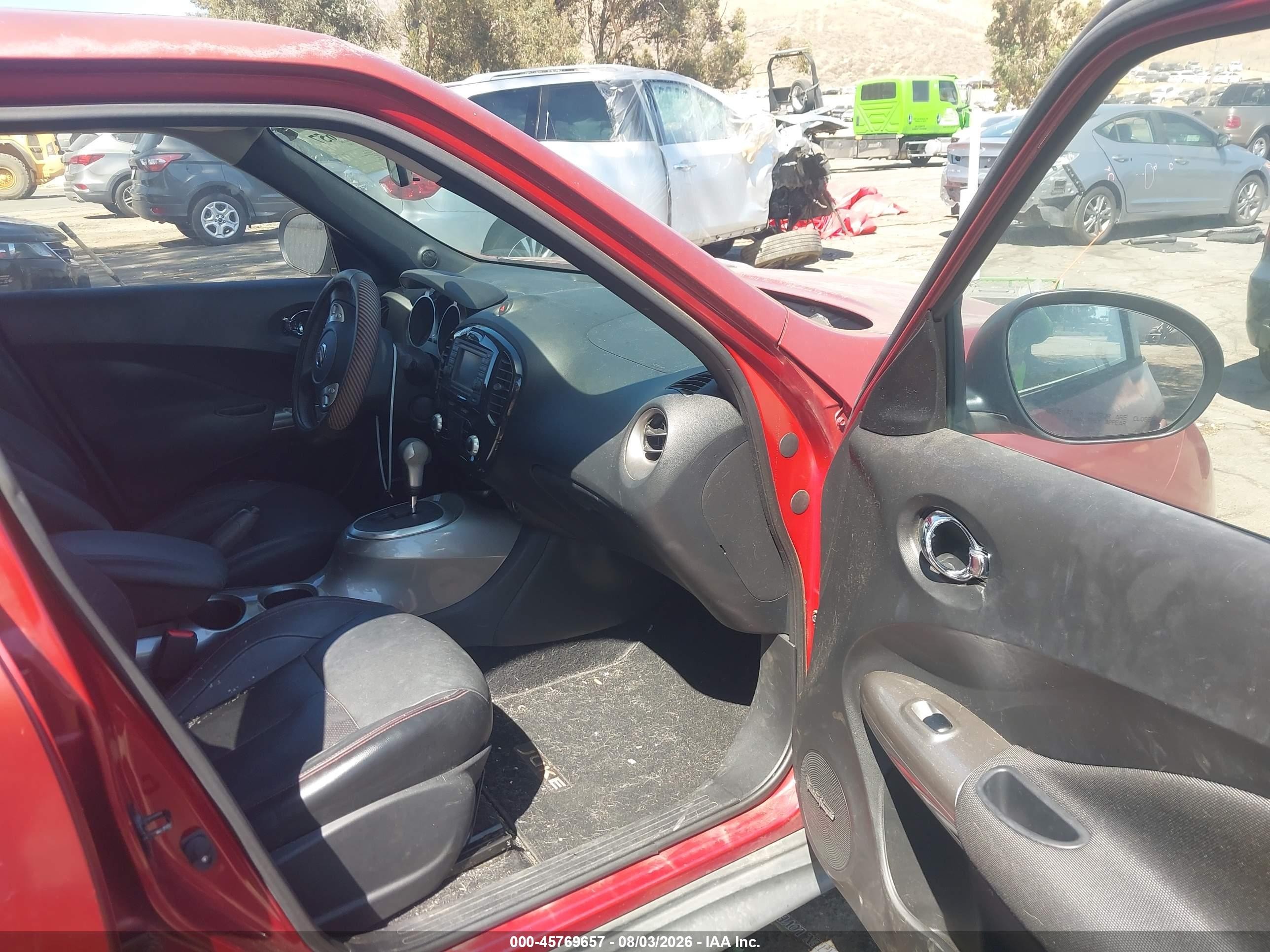 2013 Nissan Juke Sl Красный vin: JN8AF5MV6DT217454
