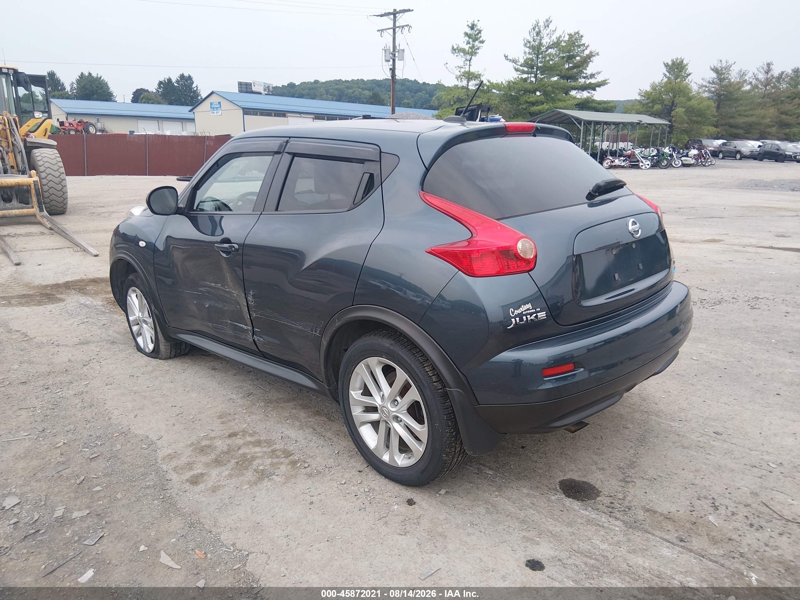 2013 Nissan Juke Sl Blue vin: JN8AF5MV6DT221732