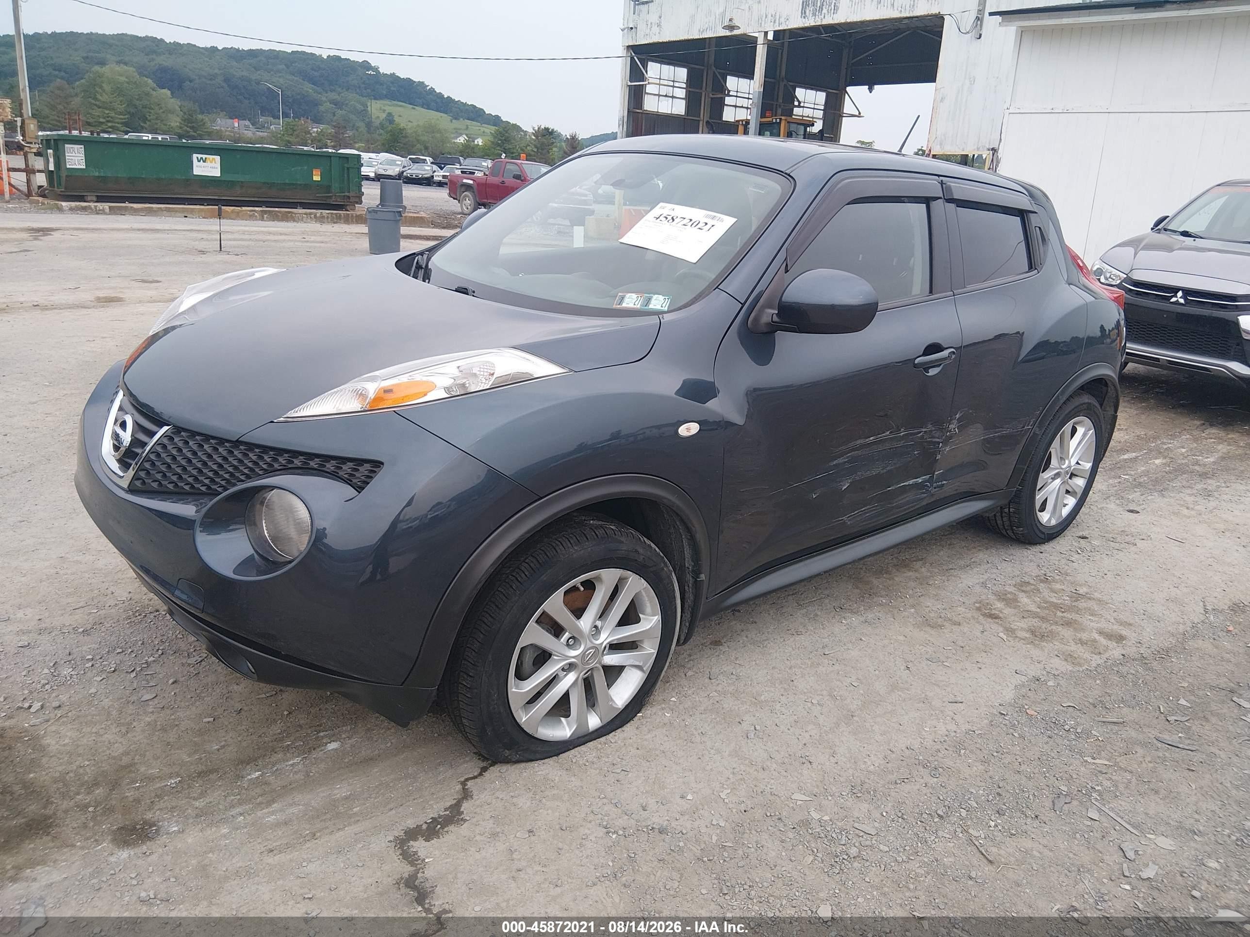 2013 Nissan Juke Sl Blue vin: JN8AF5MV6DT221732