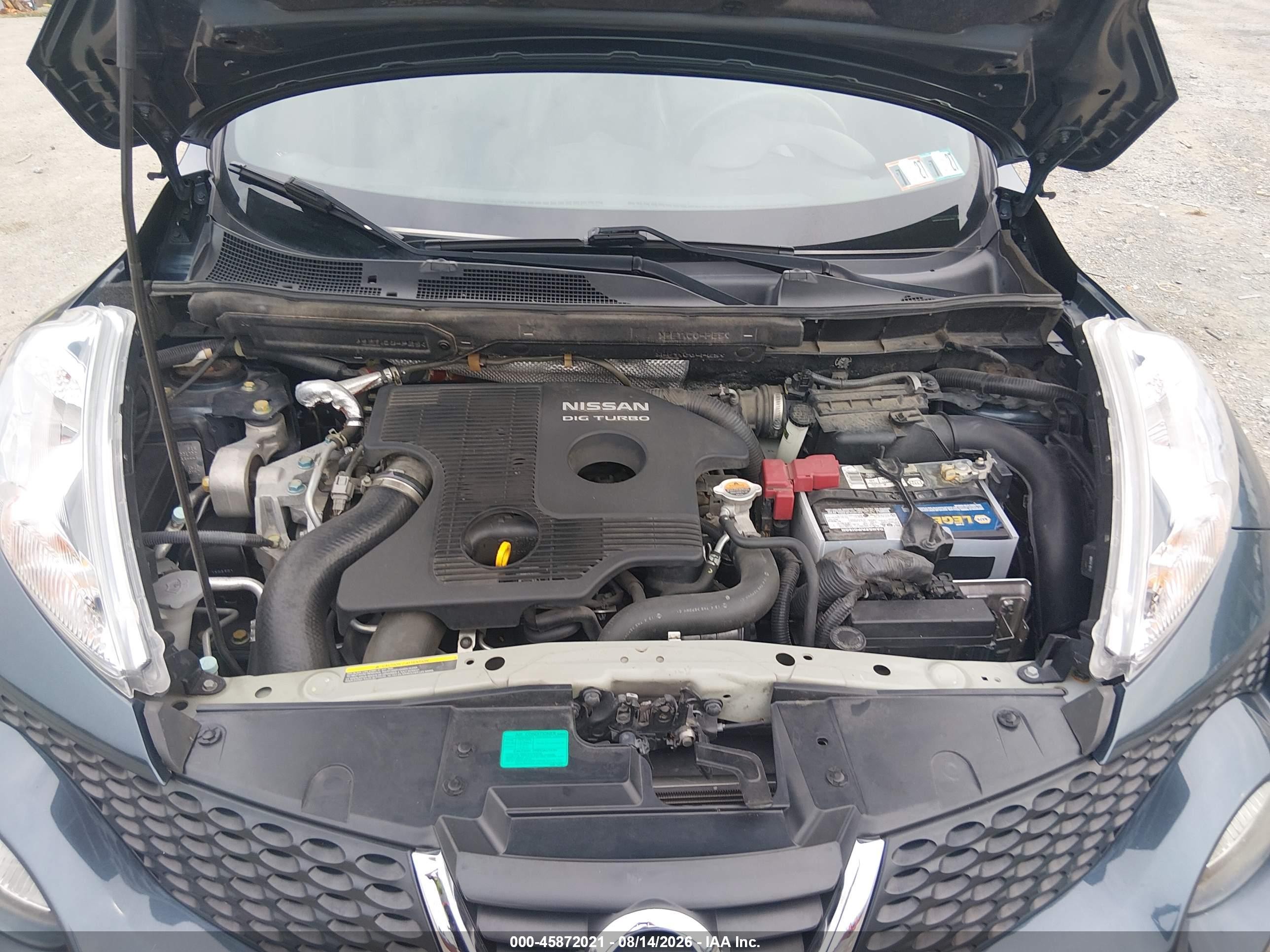 2013 Nissan Juke Sl Blue vin: JN8AF5MV6DT221732