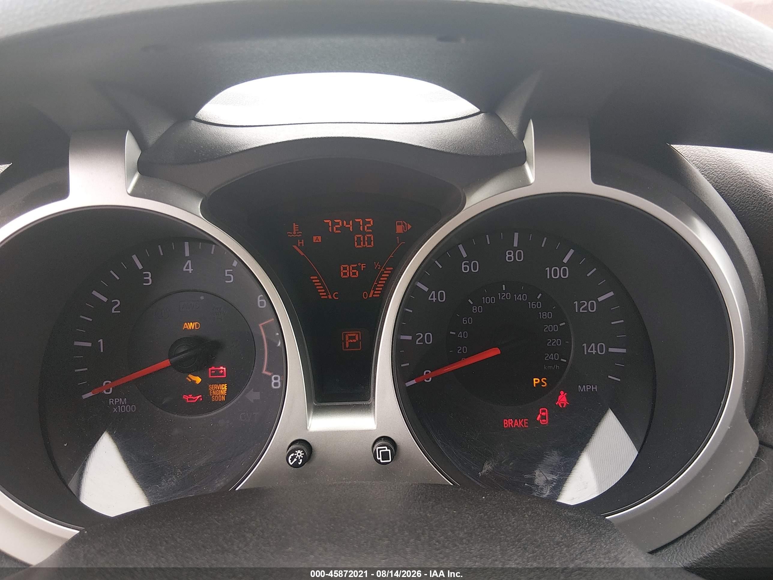 2013 Nissan Juke Sl Blue vin: JN8AF5MV6DT221732