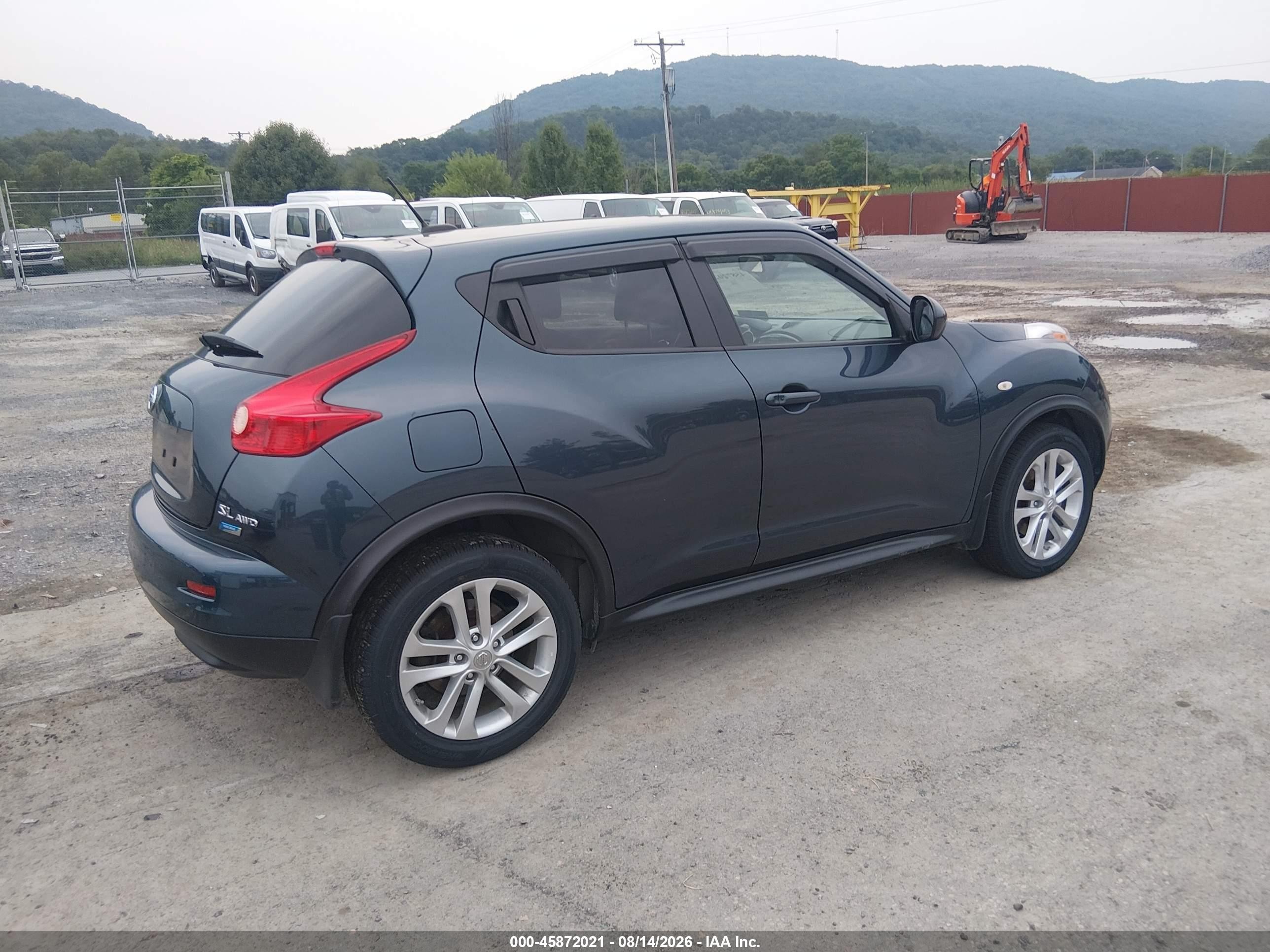 2013 Nissan Juke Sl Blue vin: JN8AF5MV6DT221732