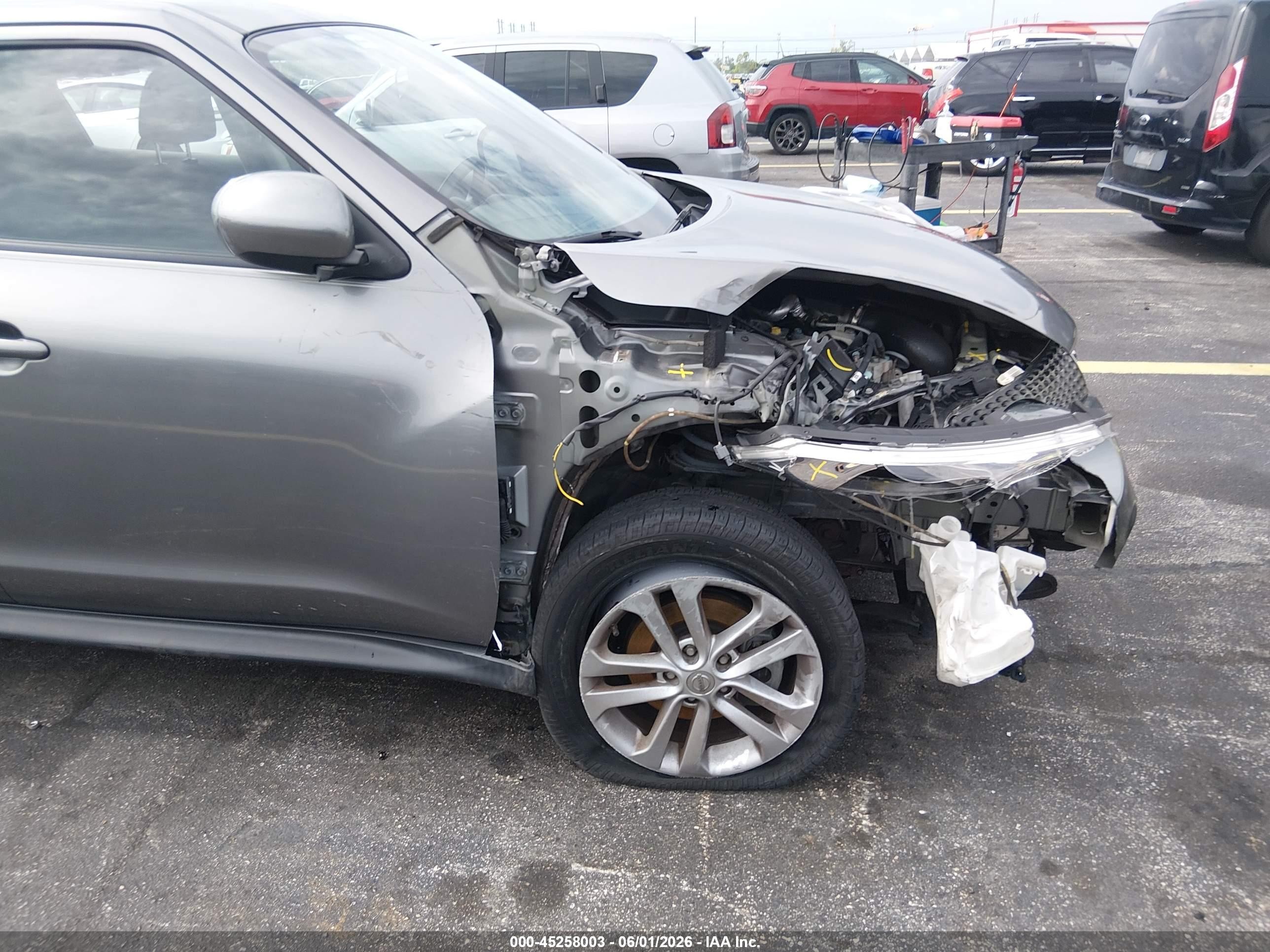 2013 Nissan Juke S Gray vin: JN8AF5MV6DT231113