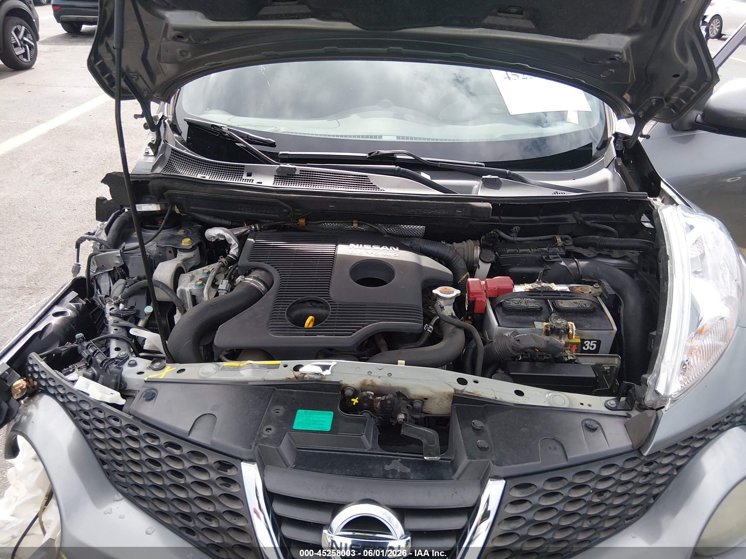 2013 Nissan Juke S Gray vin: JN8AF5MV6DT231113