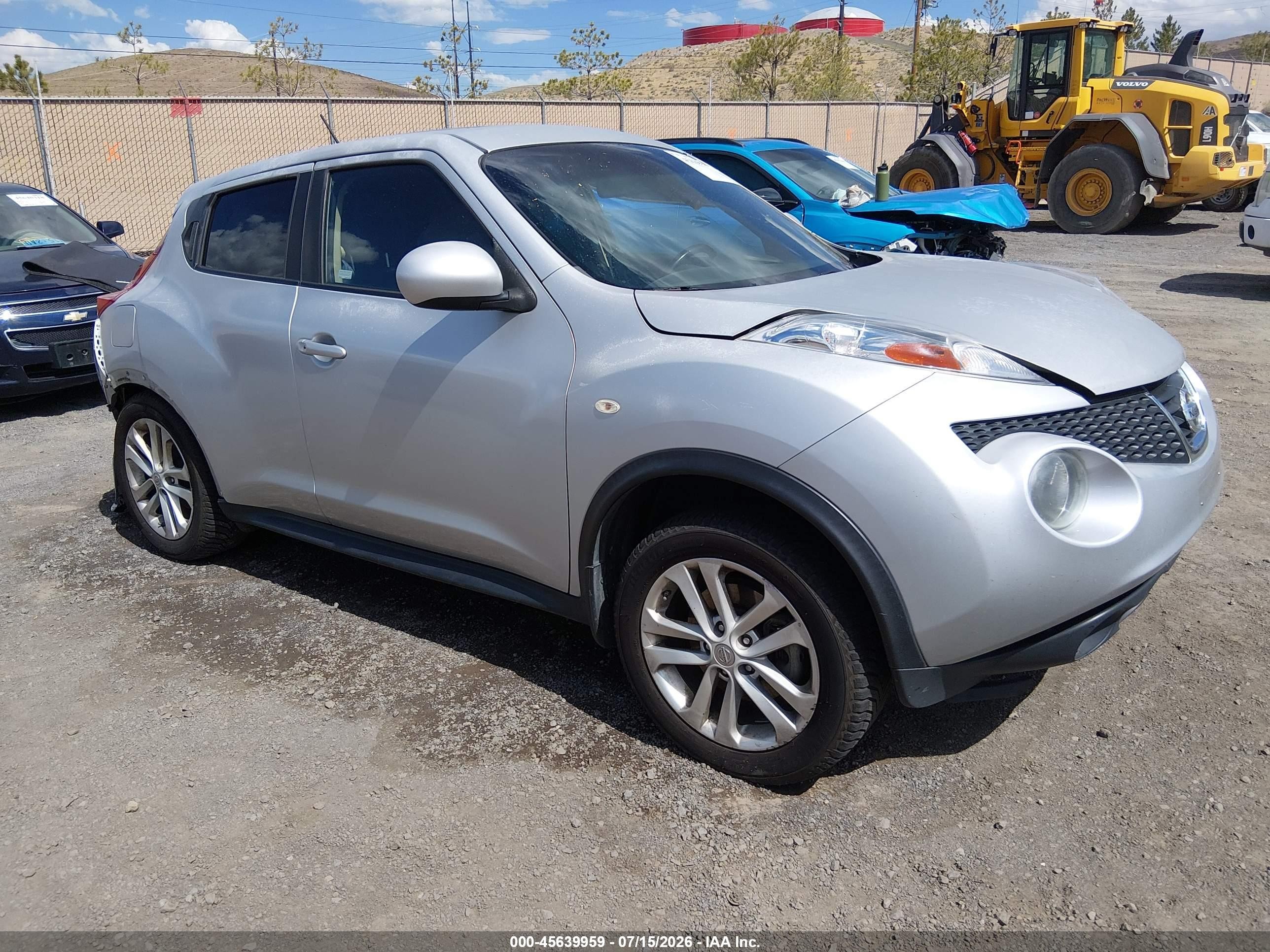2014 Nissan Juke Sl Gray vin: JN8AF5MV6ET355206