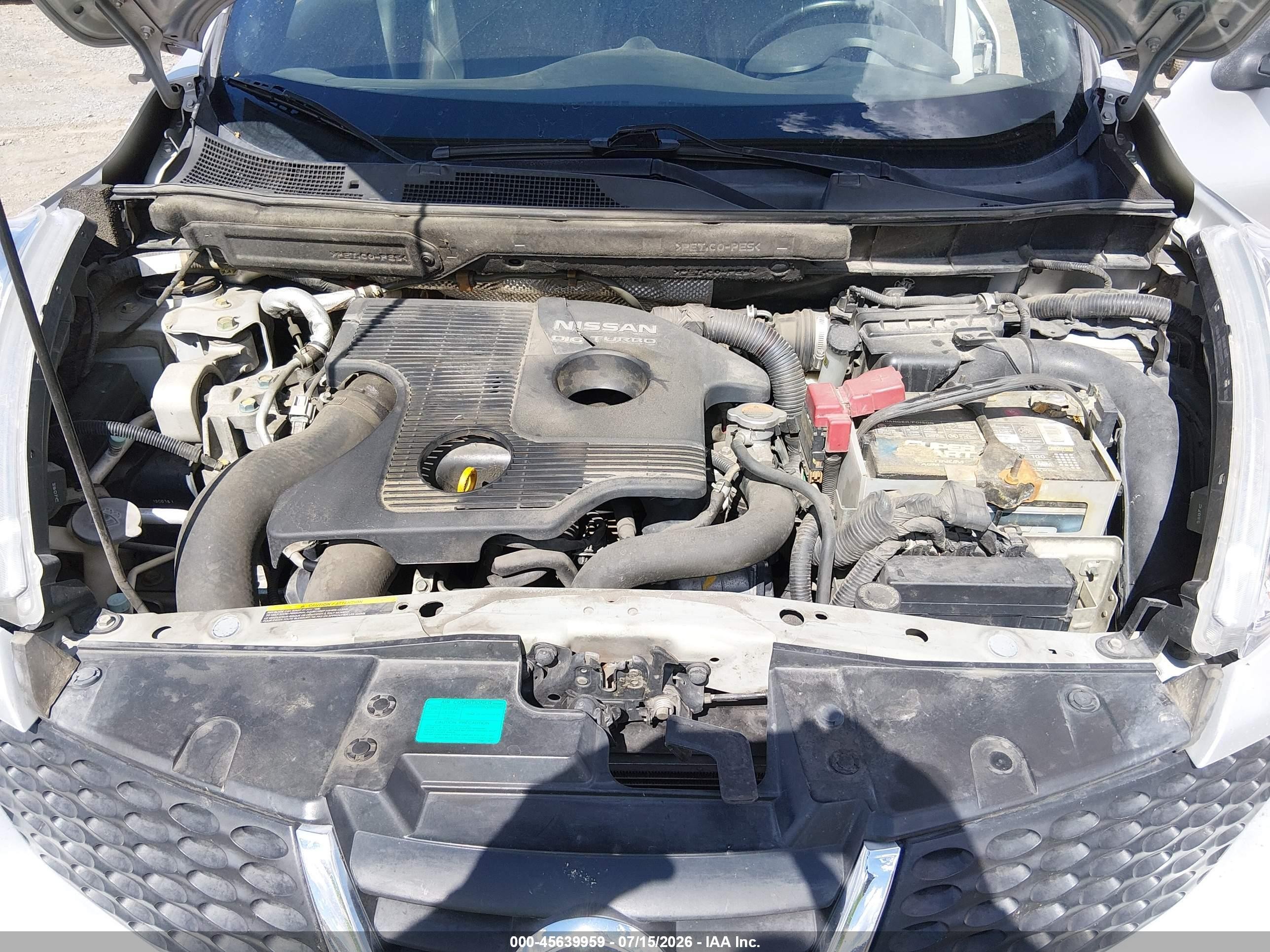 2014 Nissan Juke Sl Gray vin: JN8AF5MV6ET355206
