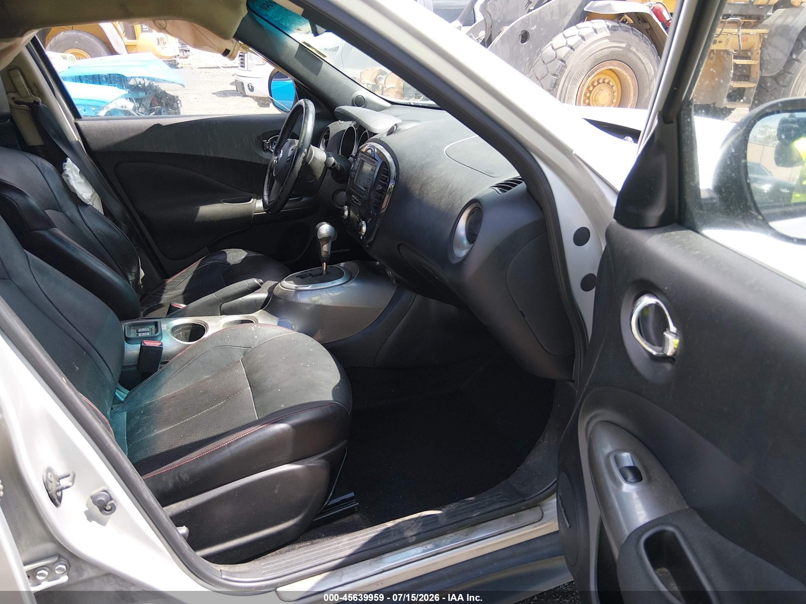 2014 Nissan Juke Sl Gray vin: JN8AF5MV6ET355206
