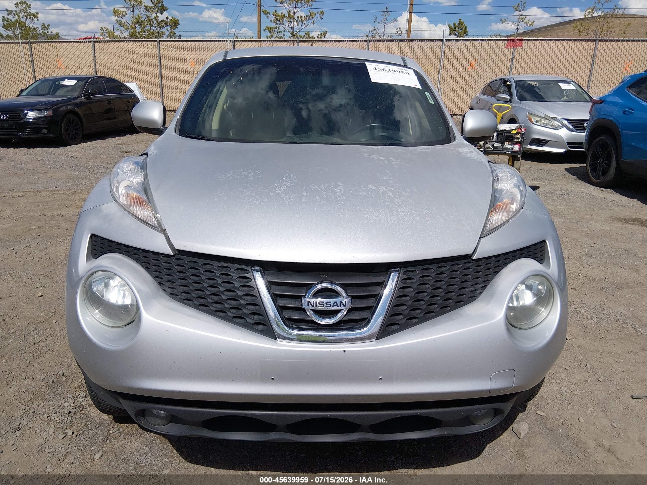 2014 Nissan Juke Sl Gray vin: JN8AF5MV6ET355206