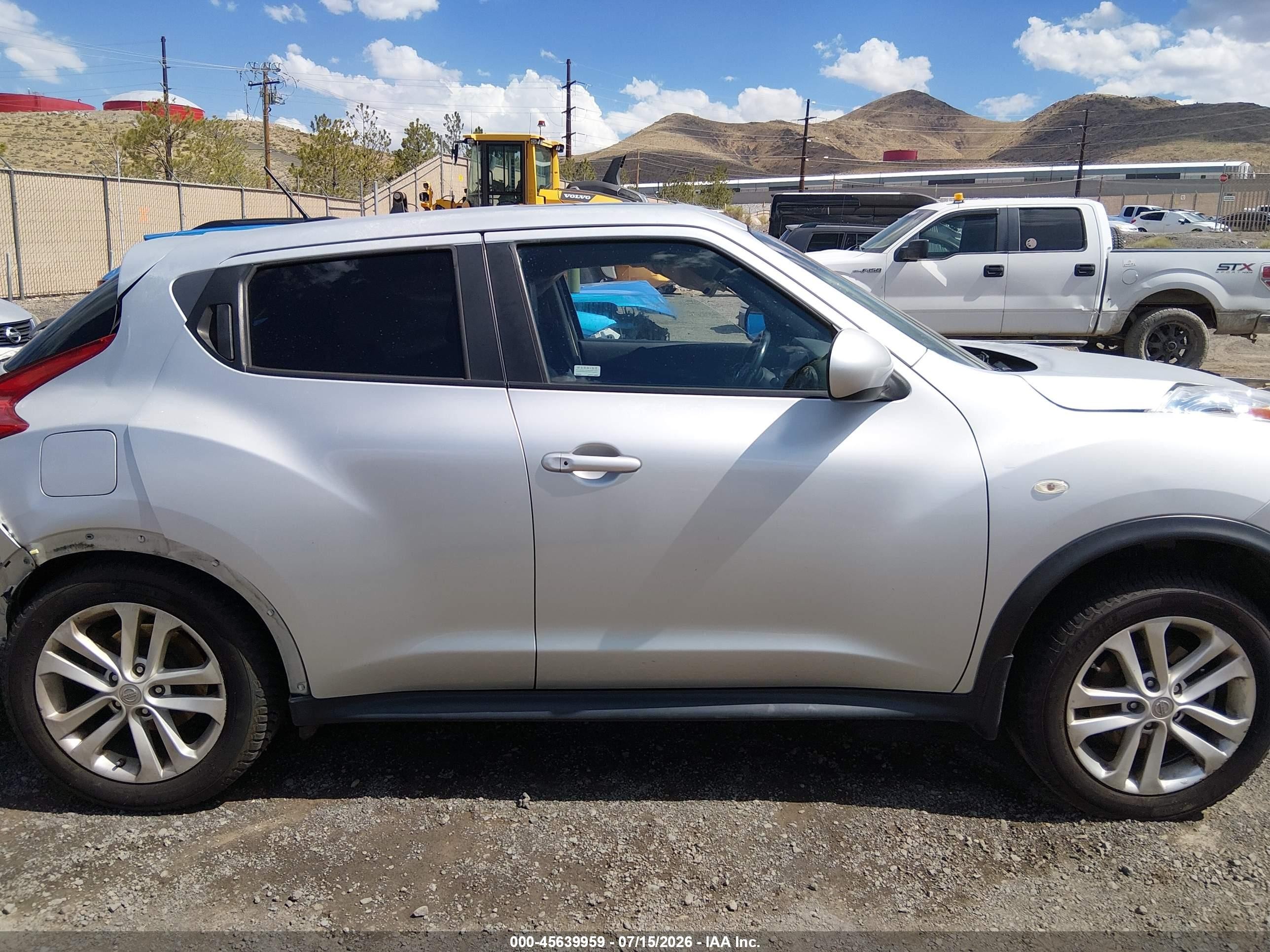 2014 Nissan Juke Sl Gray vin: JN8AF5MV6ET355206