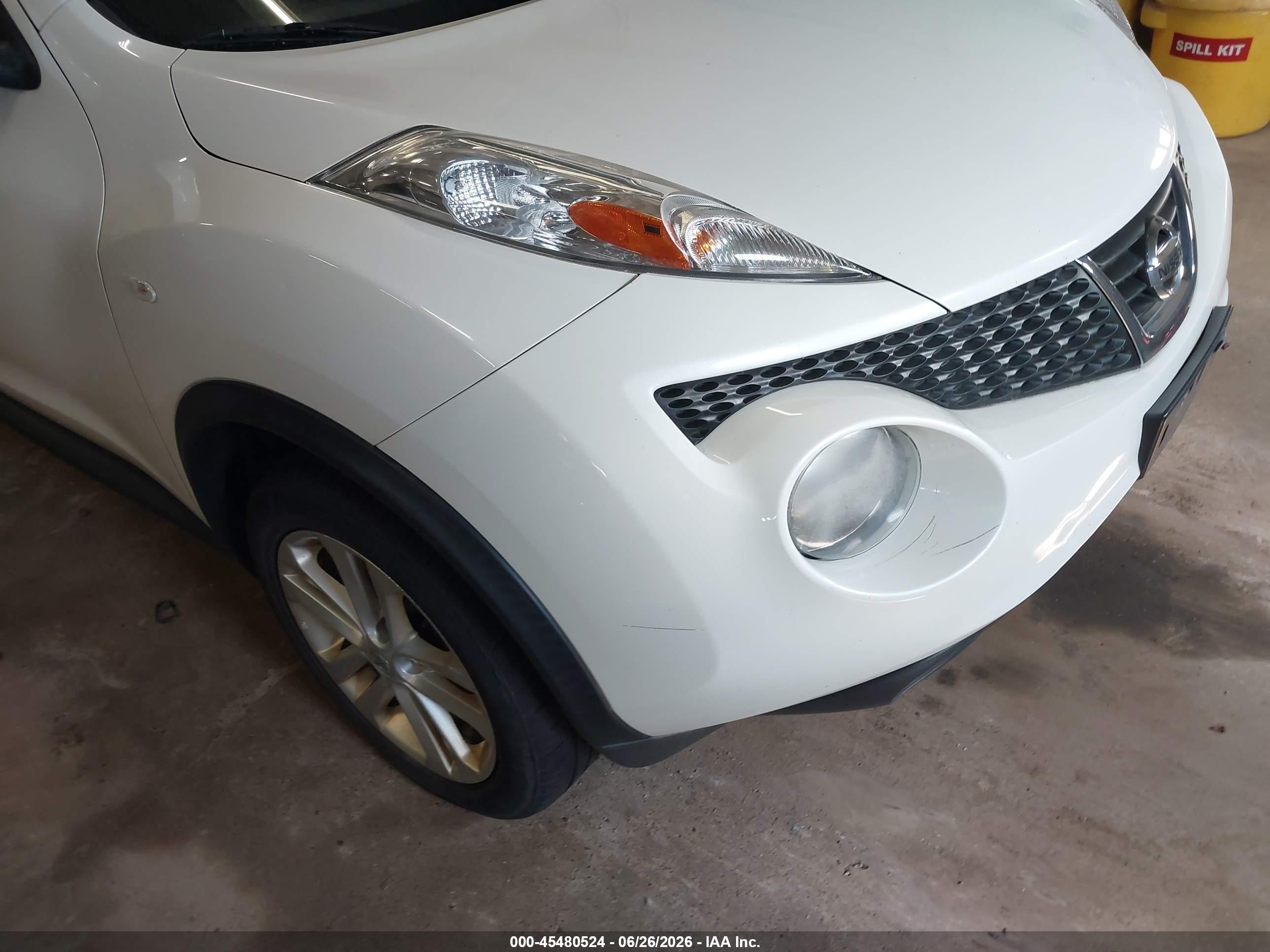 2014 Nissan Juke Sl White vin: JN8AF5MV6ET360518