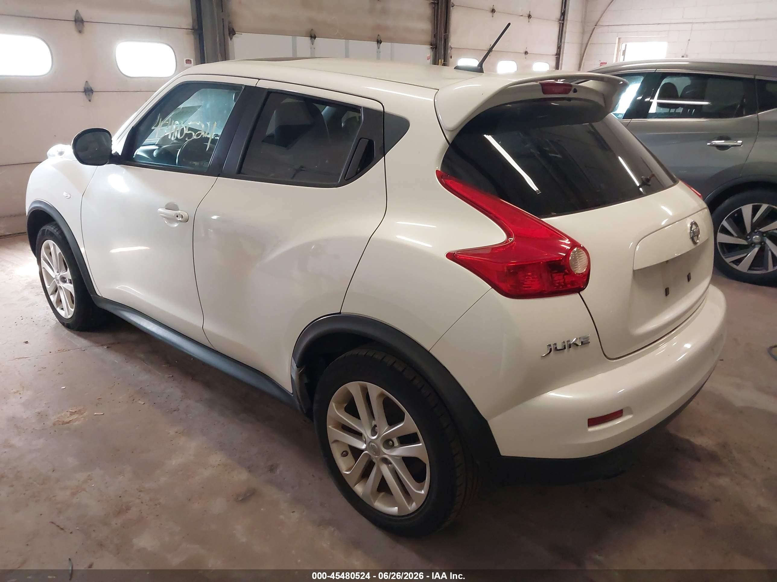 2014 Nissan Juke Sl White vin: JN8AF5MV6ET360518