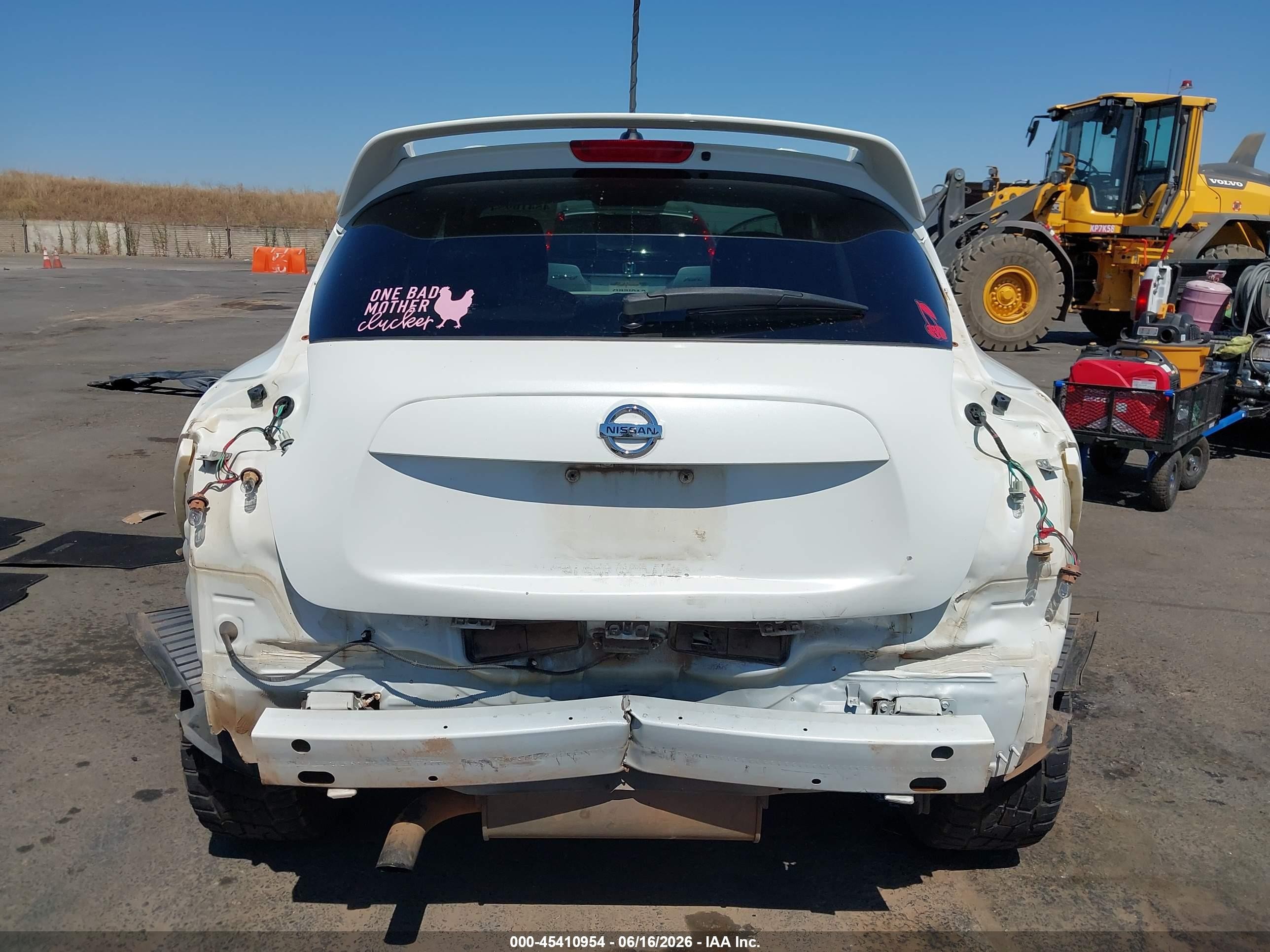 2014 Nissan Juke Sl White vin: JN8AF5MV6ET360793
