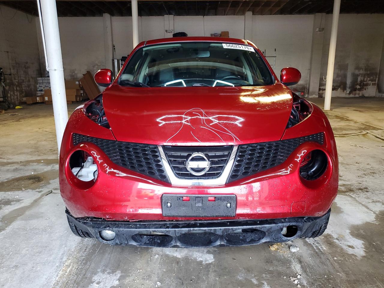 2014 Nissan Juke Sl Burgundy vin: JN8AF5MV6ET362401
