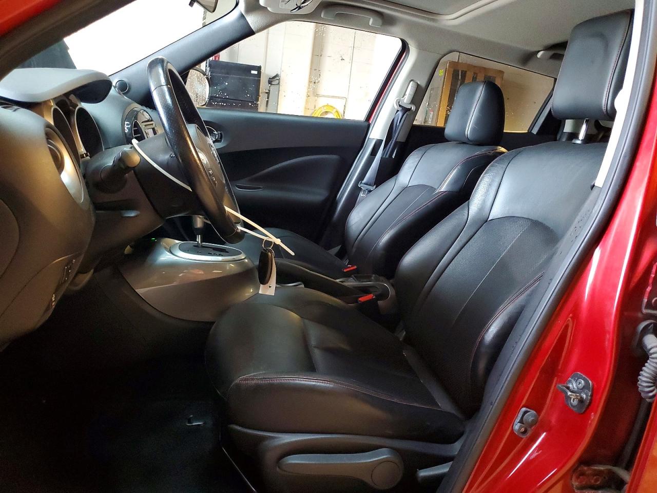 2014 Nissan Juke Sl Burgundy vin: JN8AF5MV6ET362401