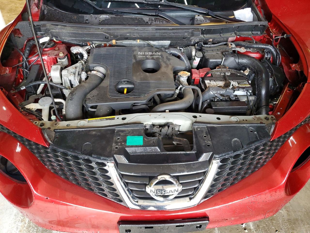 2014 Nissan Juke Sl Burgundy vin: JN8AF5MV6ET362401