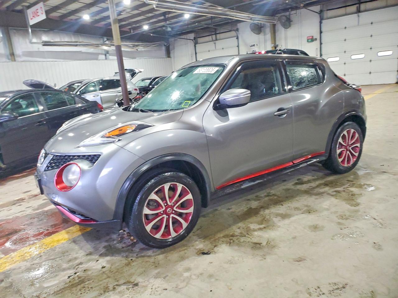 2015 Nissan Juke S Gray vin: JN8AF5MV6FT550305