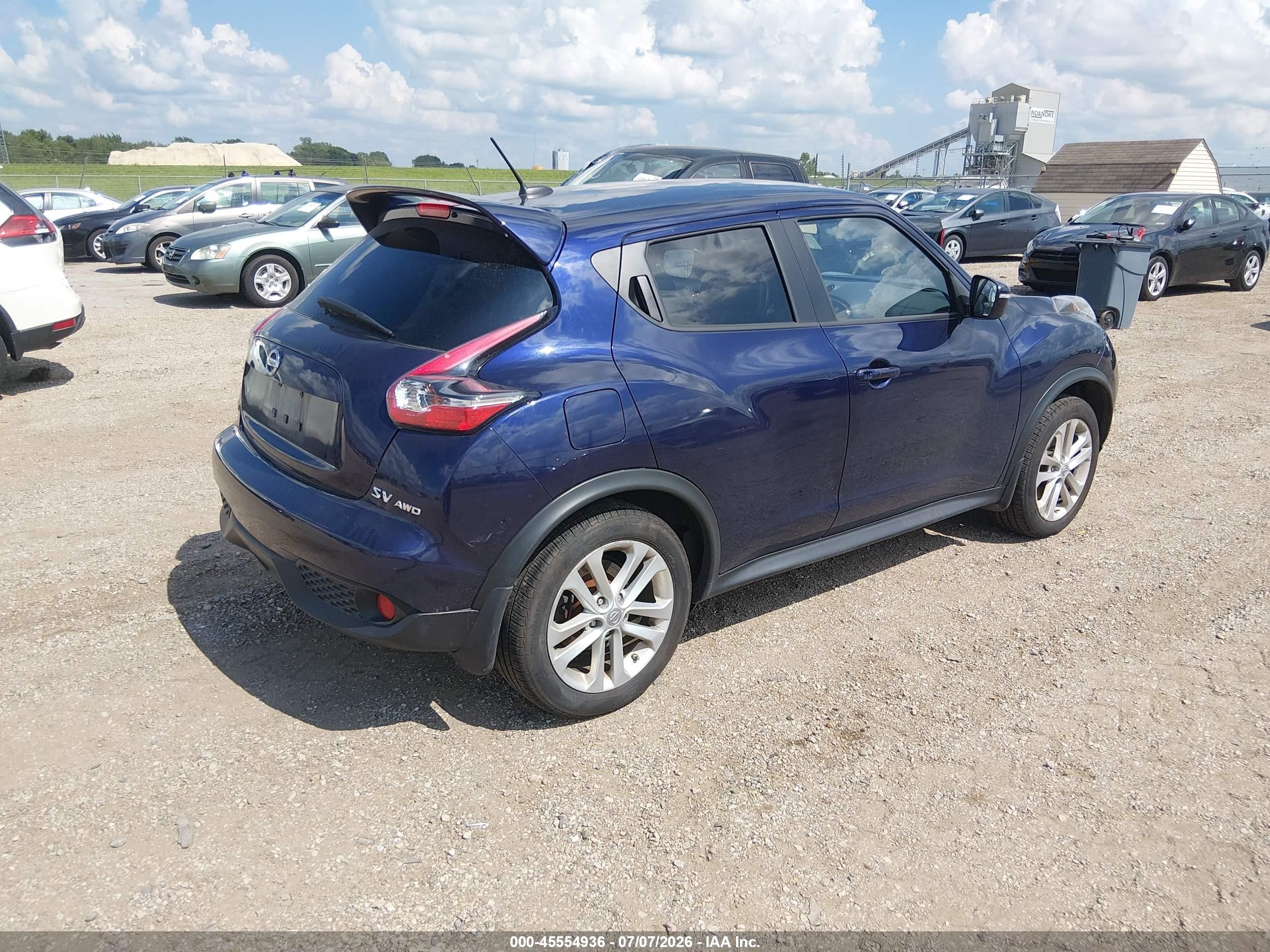 2015 Nissan Juke Sv Purple vin: JN8AF5MV6FT551552