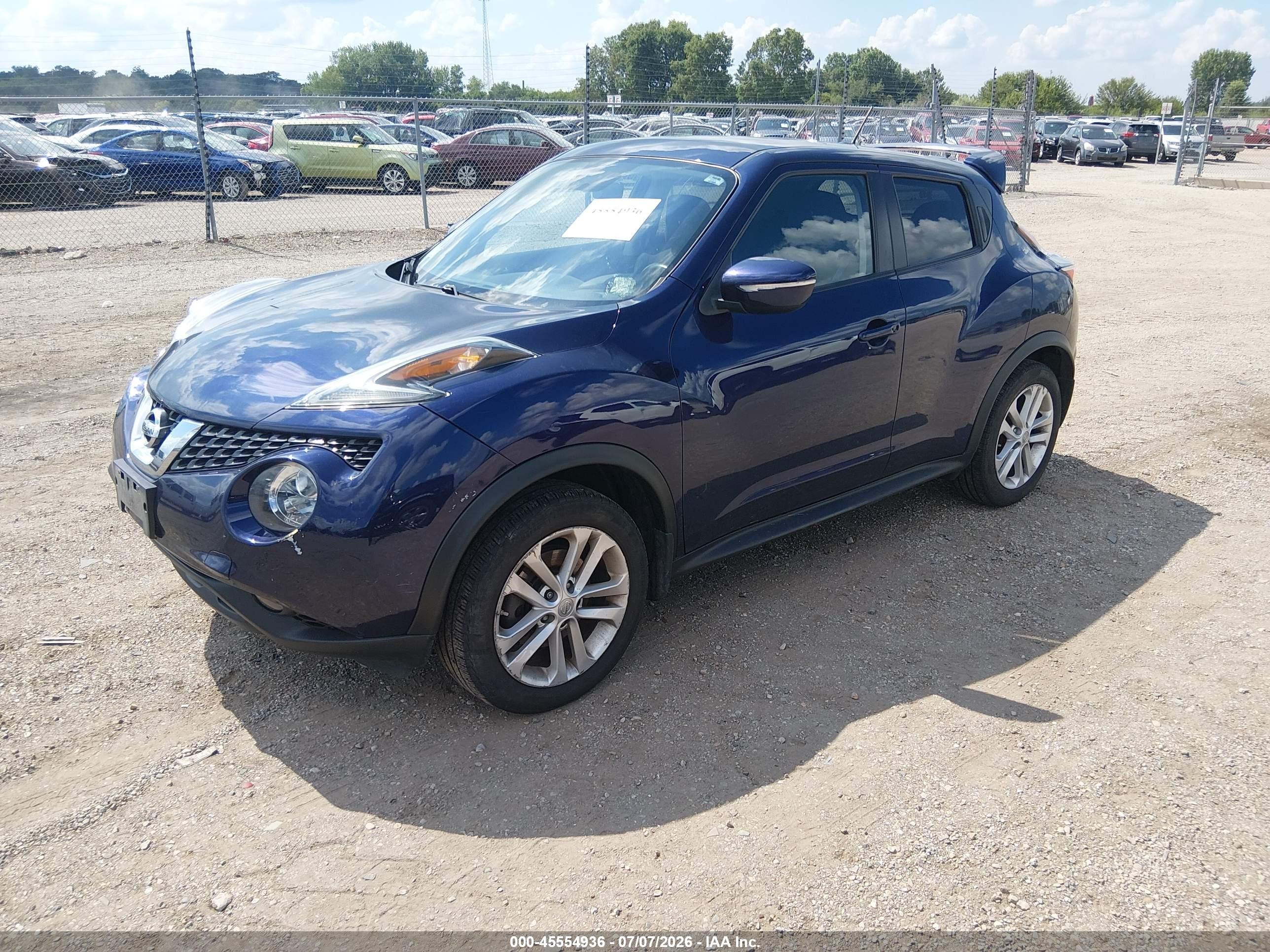 2015 Nissan Juke Sv Purple vin: JN8AF5MV6FT551552