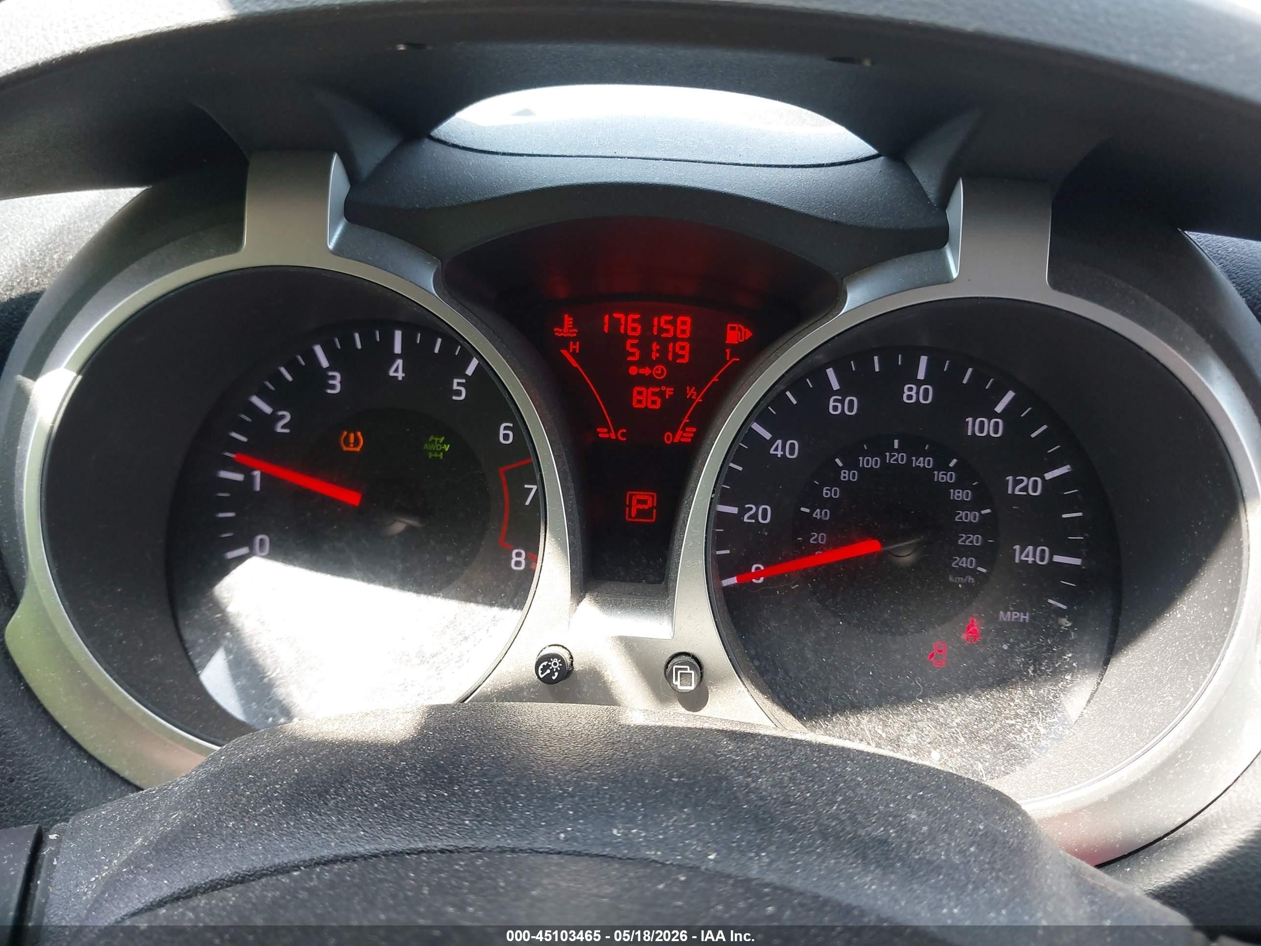 2015 Nissan Juke Sl Фиолетовый vin: JN8AF5MV6FT556587