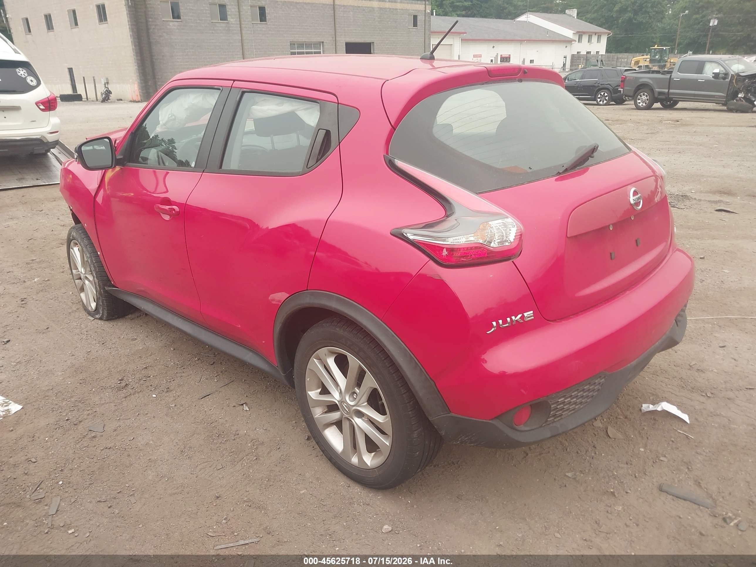 2015 Nissan Juke S Red vin: JN8AF5MV6FT558565