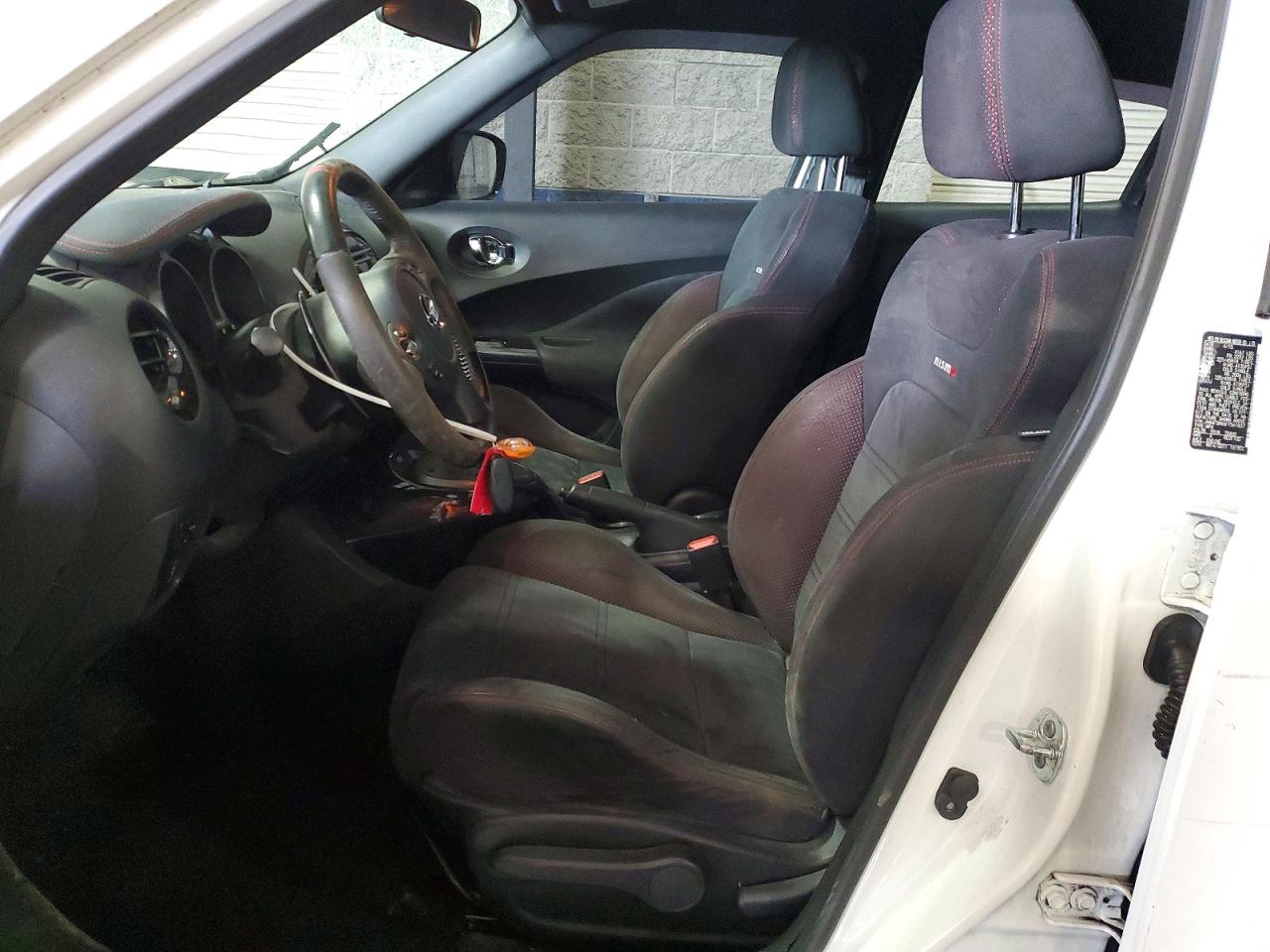 2015 Nissan Juke Nismo White vin: JN8AF5MV6FT561837