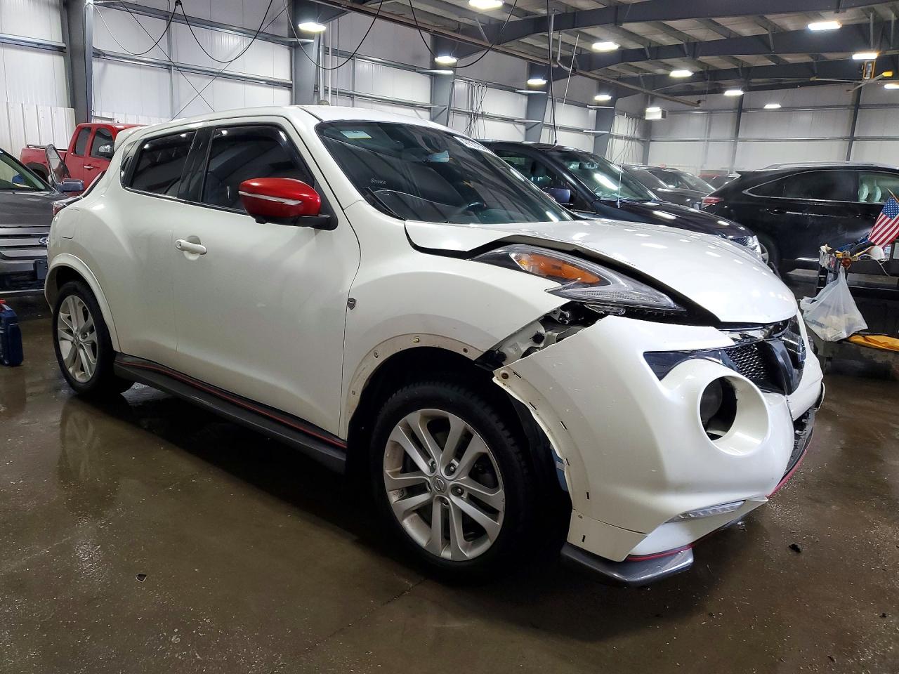 2015 Nissan Juke Nismo White vin: JN8AF5MV6FT561837