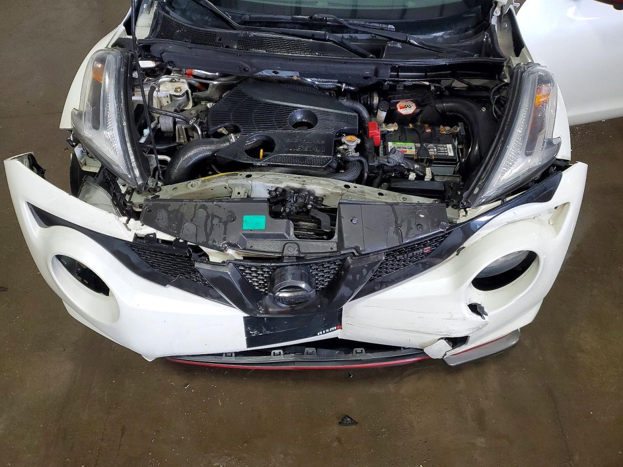 2015 Nissan Juke Nismo White vin: JN8AF5MV6FT561837