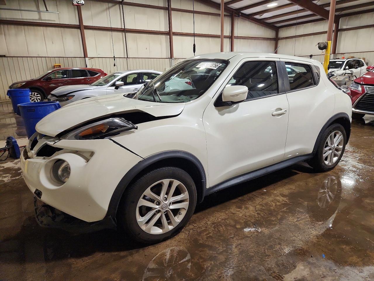 2015 Nissan Juke S/sv/sl/nismo White vin: JN8AF5MV6FT562924