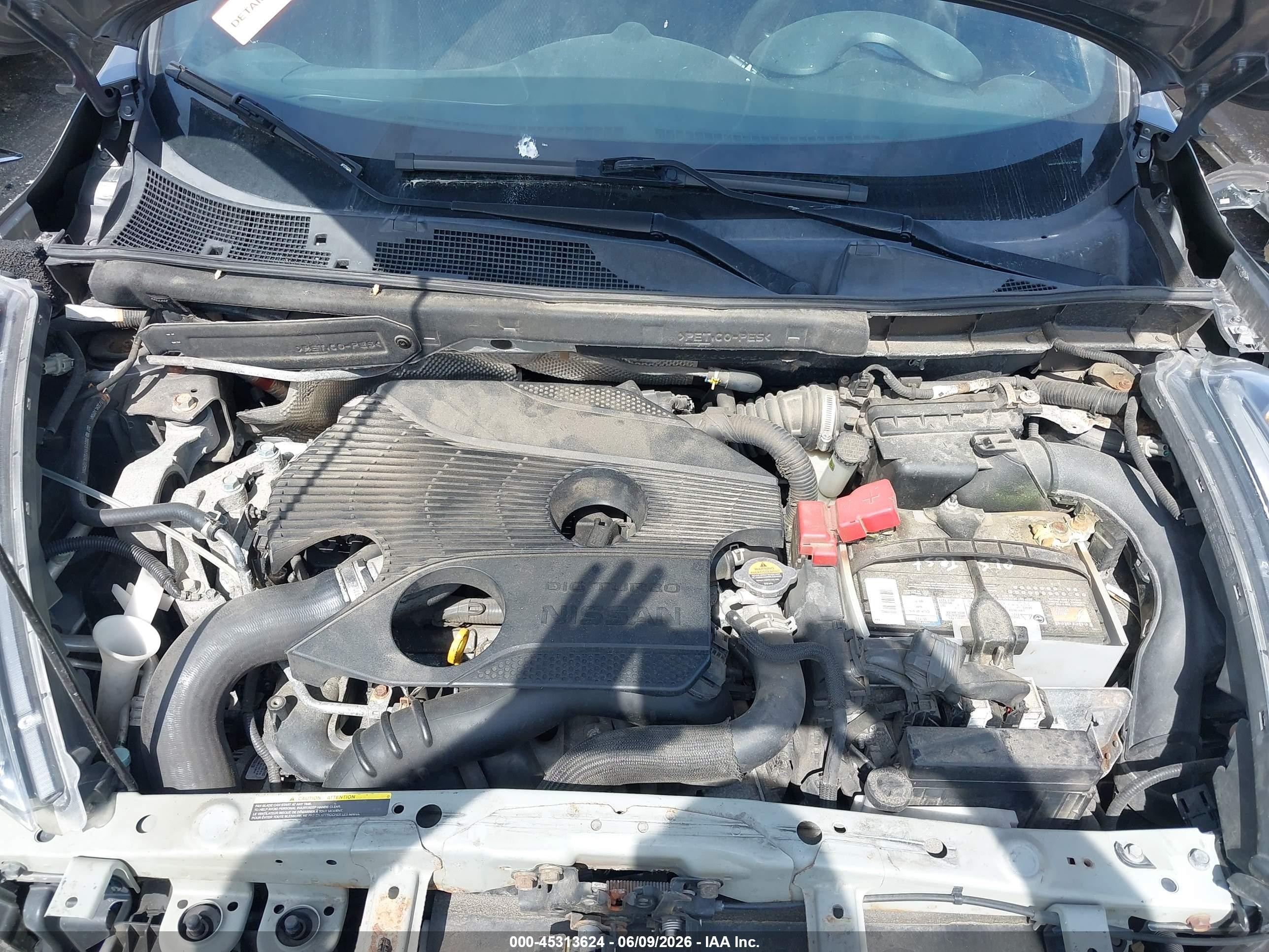 2015 Nissan Juke Nismo/s/sl/sv Серый vin: JN8AF5MV6FT563796