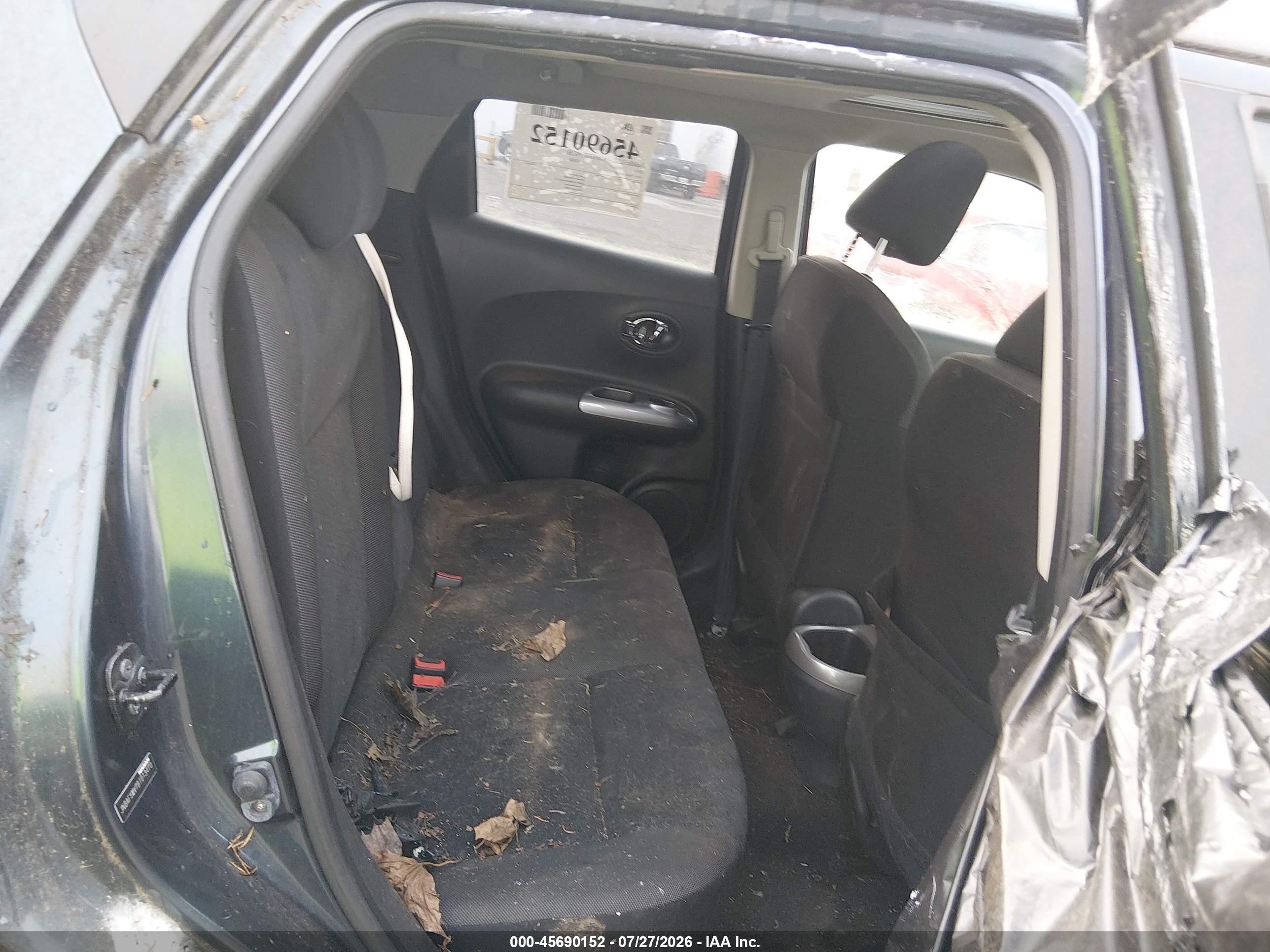 2011 Nissan Juke Sv Серый vin: JN8AF5MV7BT013470