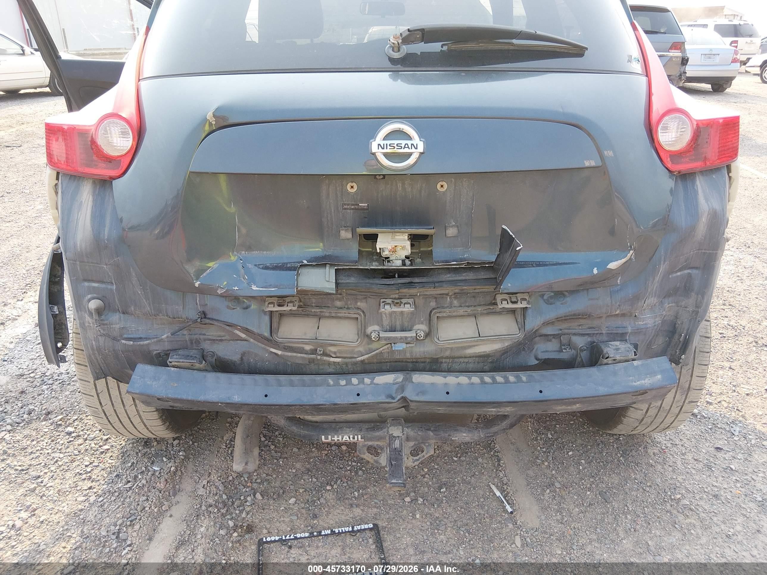 2011 Nissan Juke Sl Blue vin: JN8AF5MV7BT025585