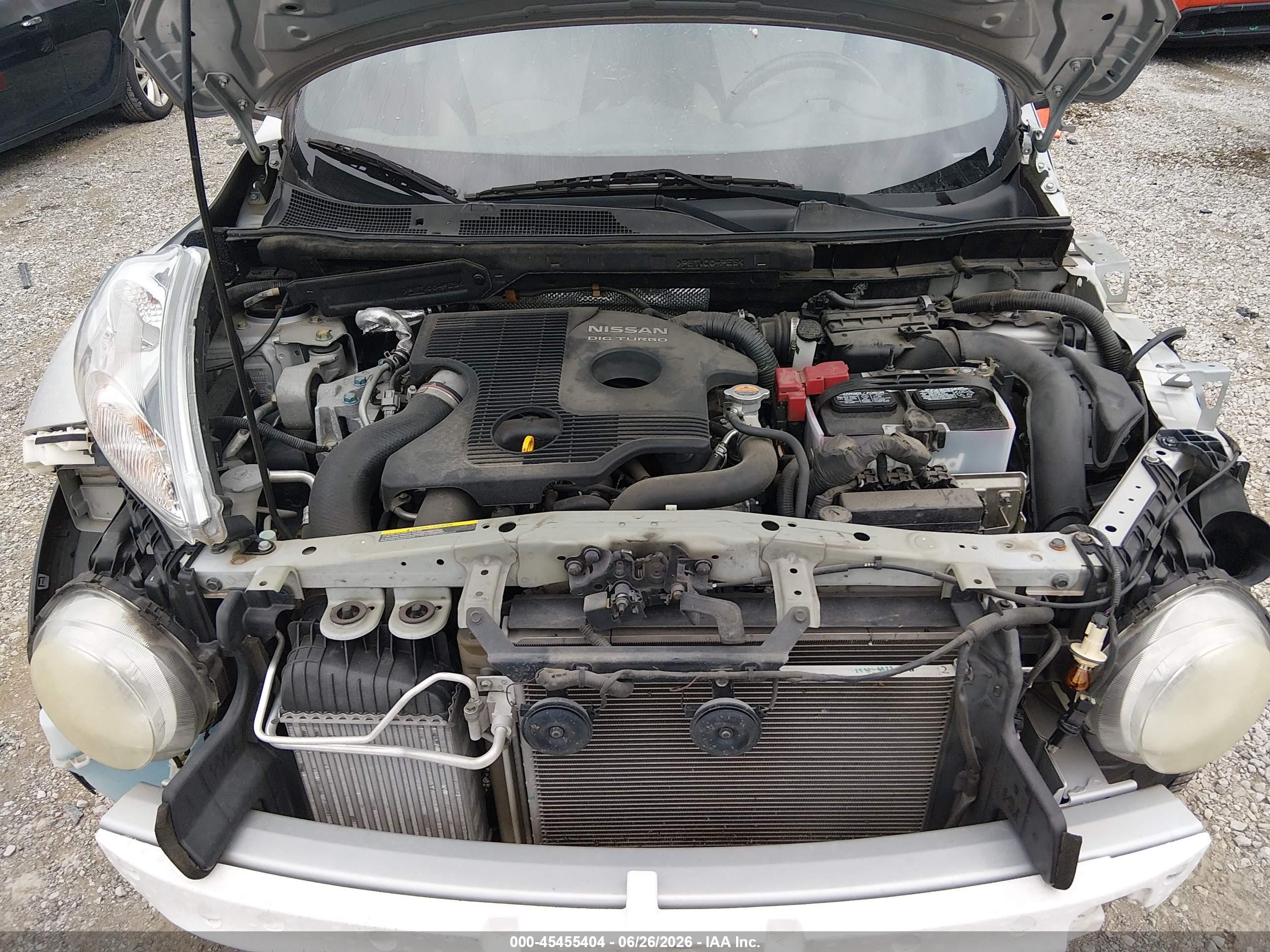 2013 Nissan Juke Sv Silver vin: JN8AF5MV7DT205202