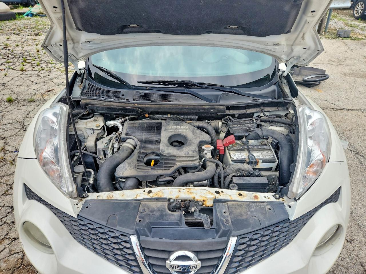 2013 Nissan Juke S White vin: JN8AF5MV7DT211985