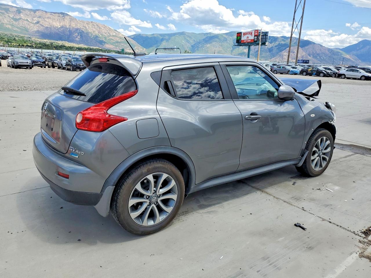 2013 Nissan Juke S Gray vin: JN8AF5MV7DT214465
