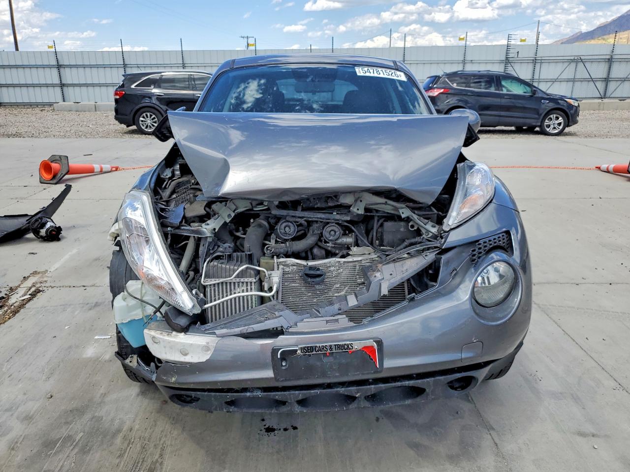 2013 Nissan Juke S Gray vin: JN8AF5MV7DT214465