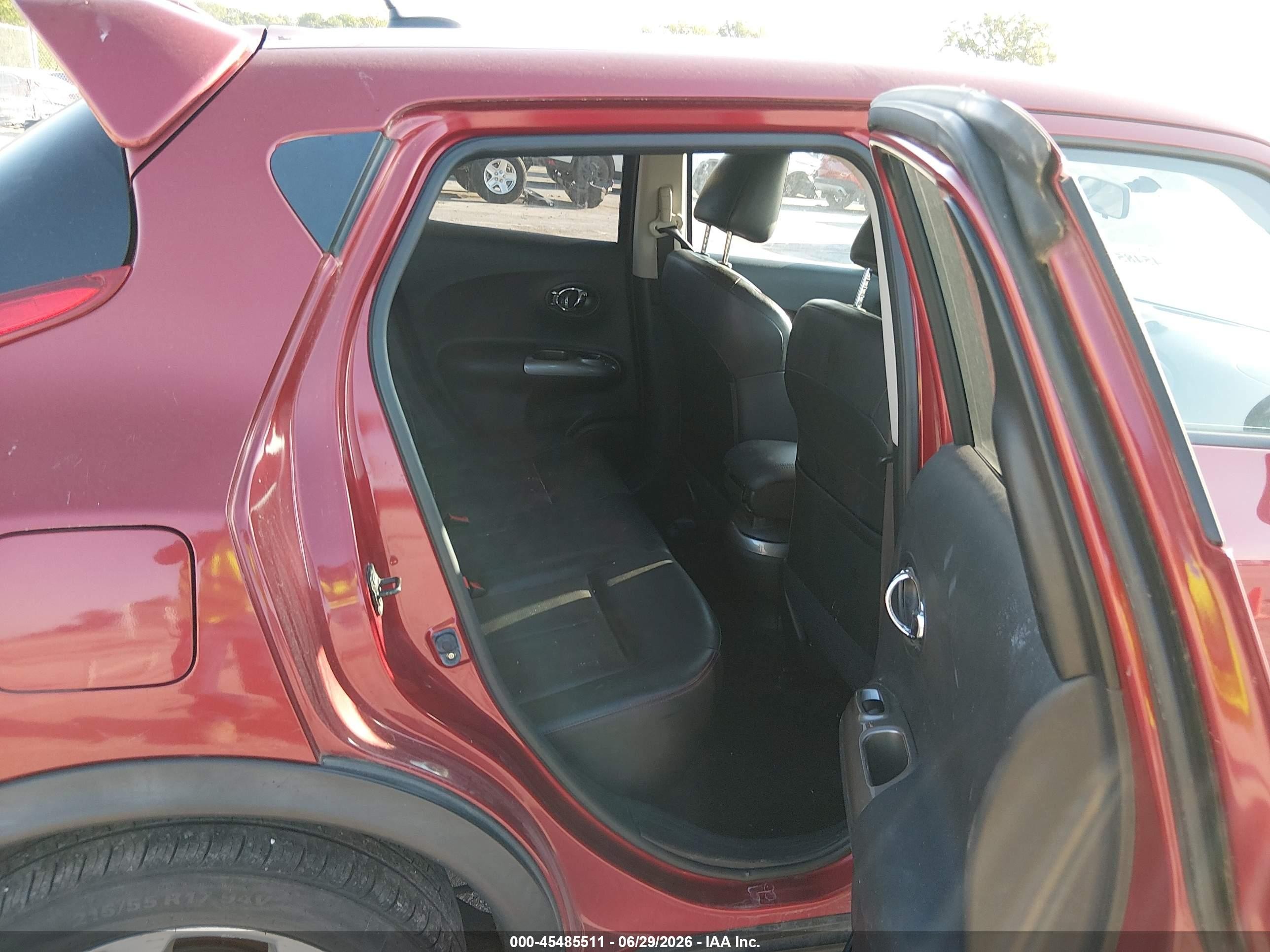2013 Nissan Juke Sl Red vin: JN8AF5MV7DT221478