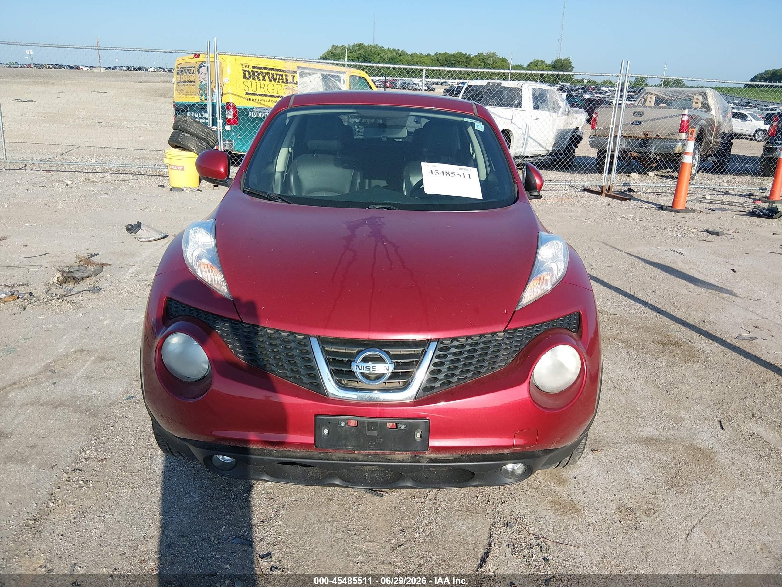 2013 Nissan Juke Sl Red vin: JN8AF5MV7DT221478