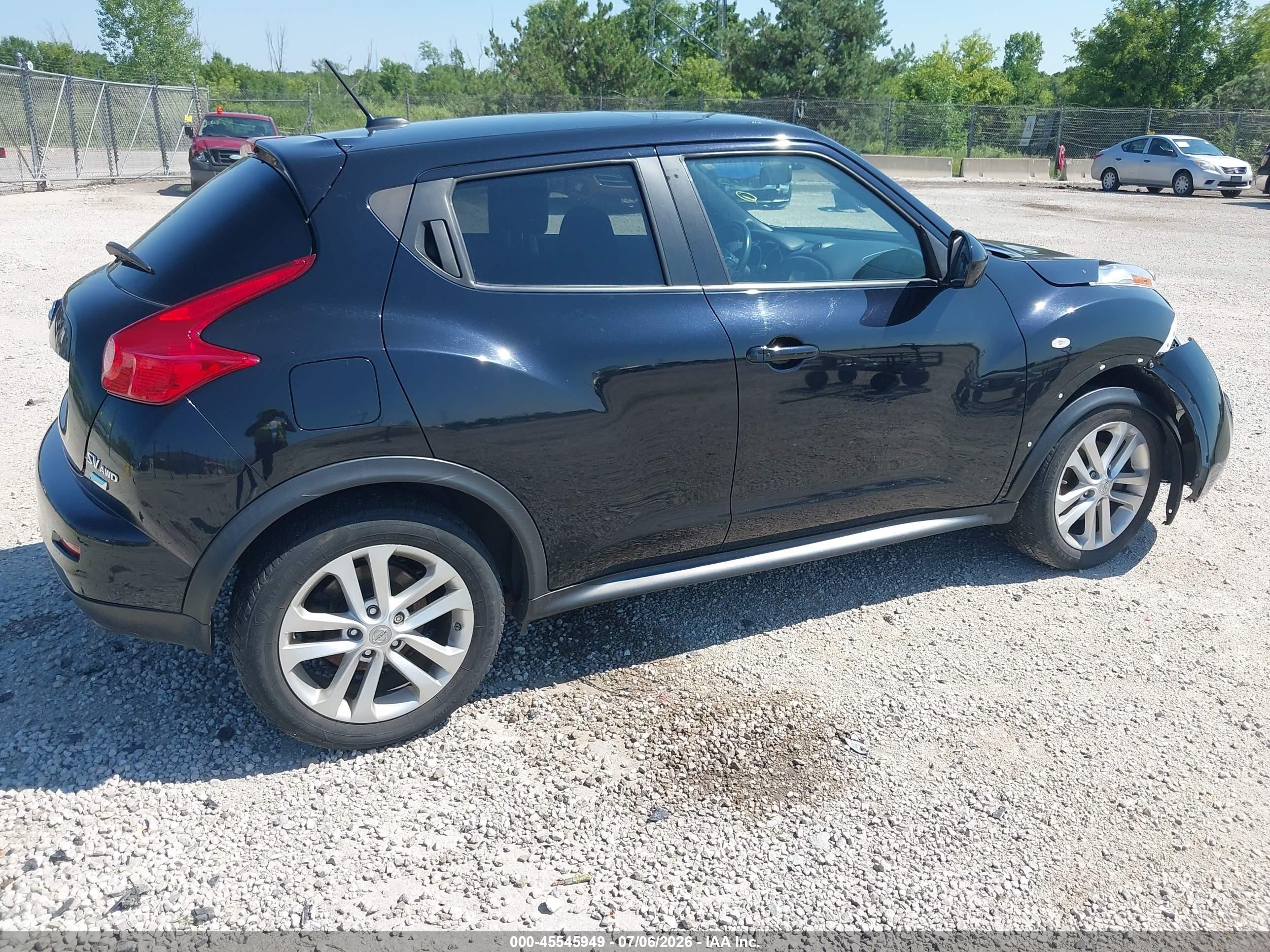 2013 Nissan Juke Sv Black vin: JN8AF5MV7DT225353