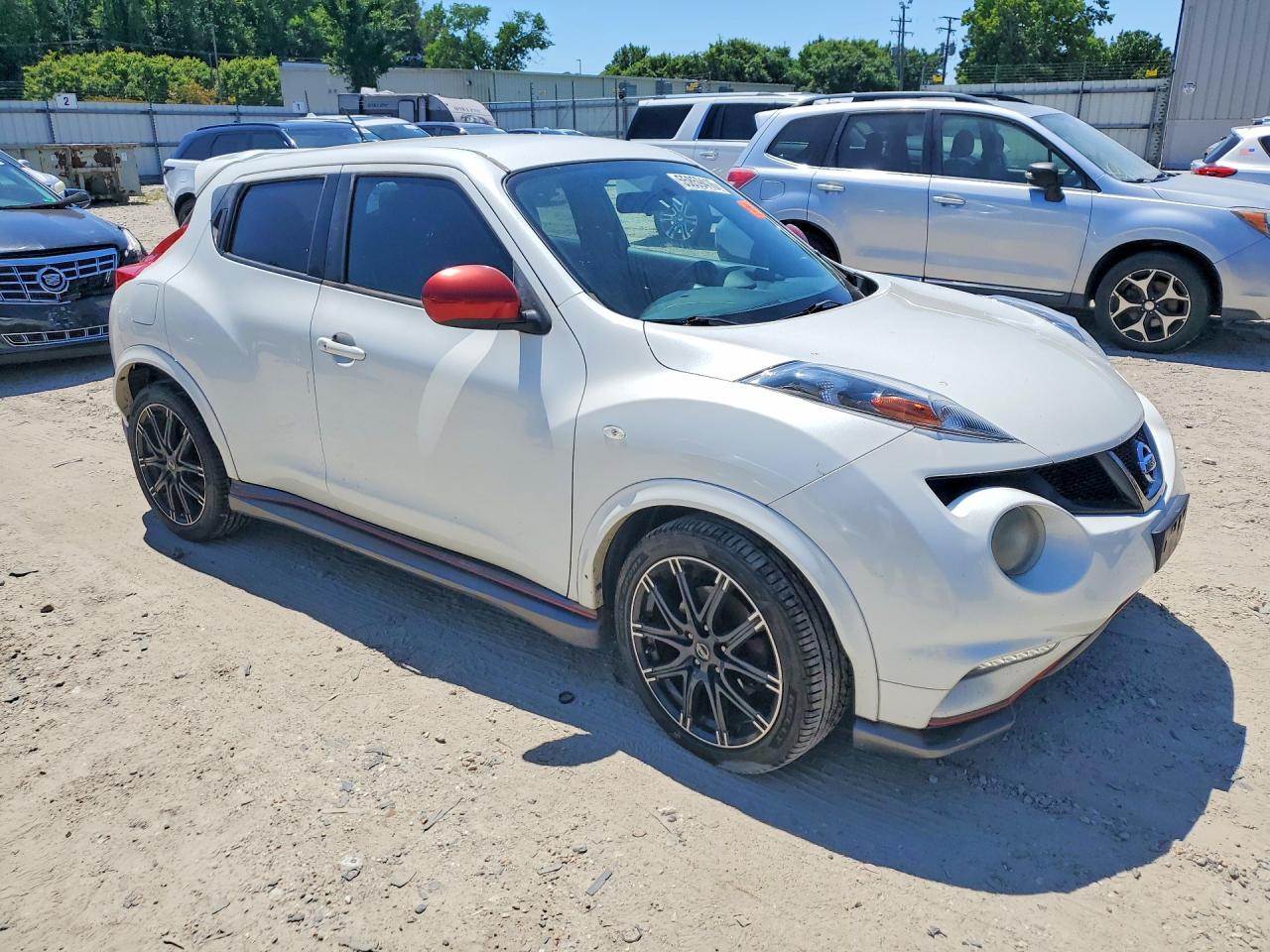 2013 Nissan Juke S White vin: JN8AF5MV7DT227135