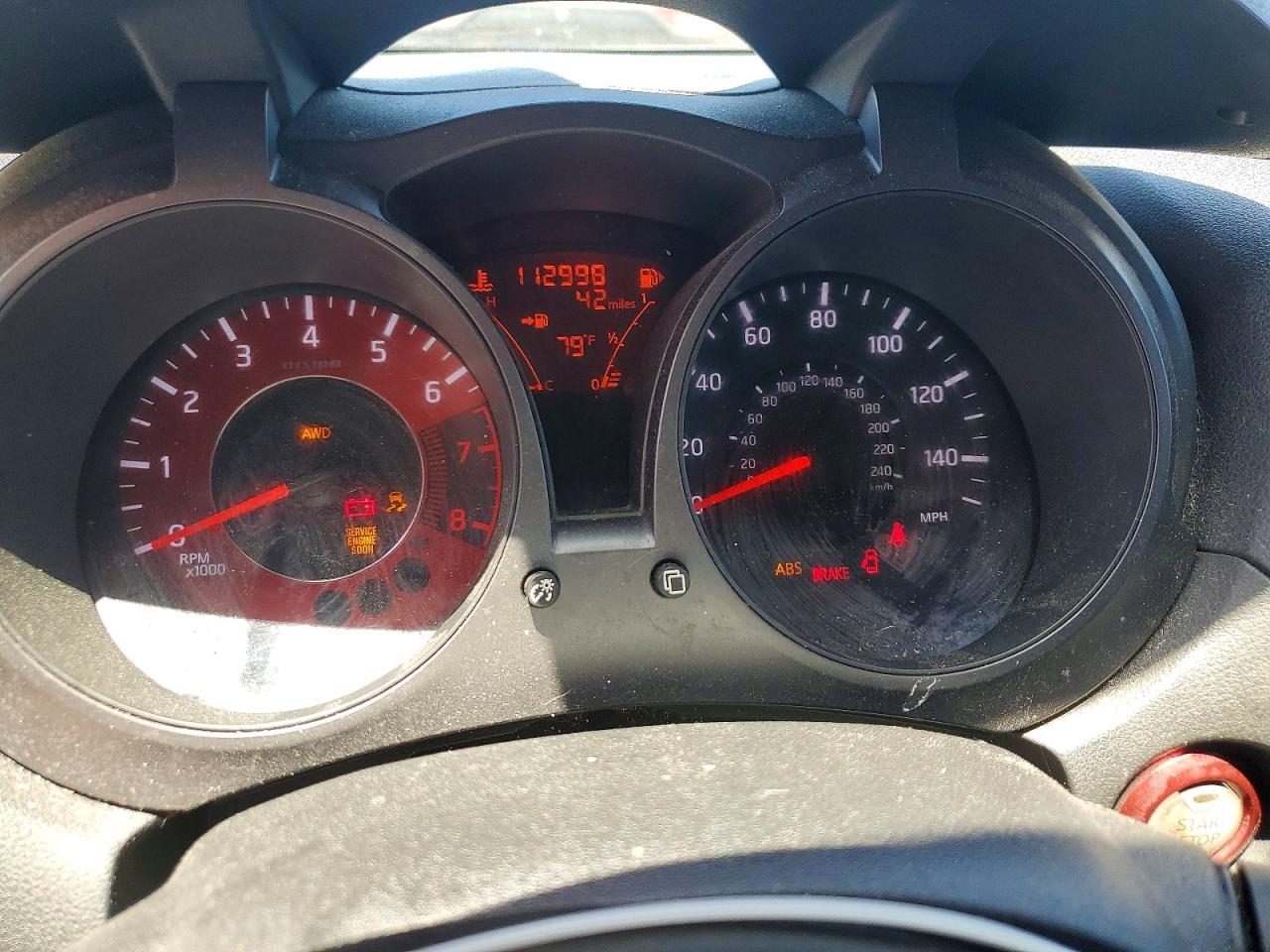 2013 Nissan Juke S White vin: JN8AF5MV7DT227135