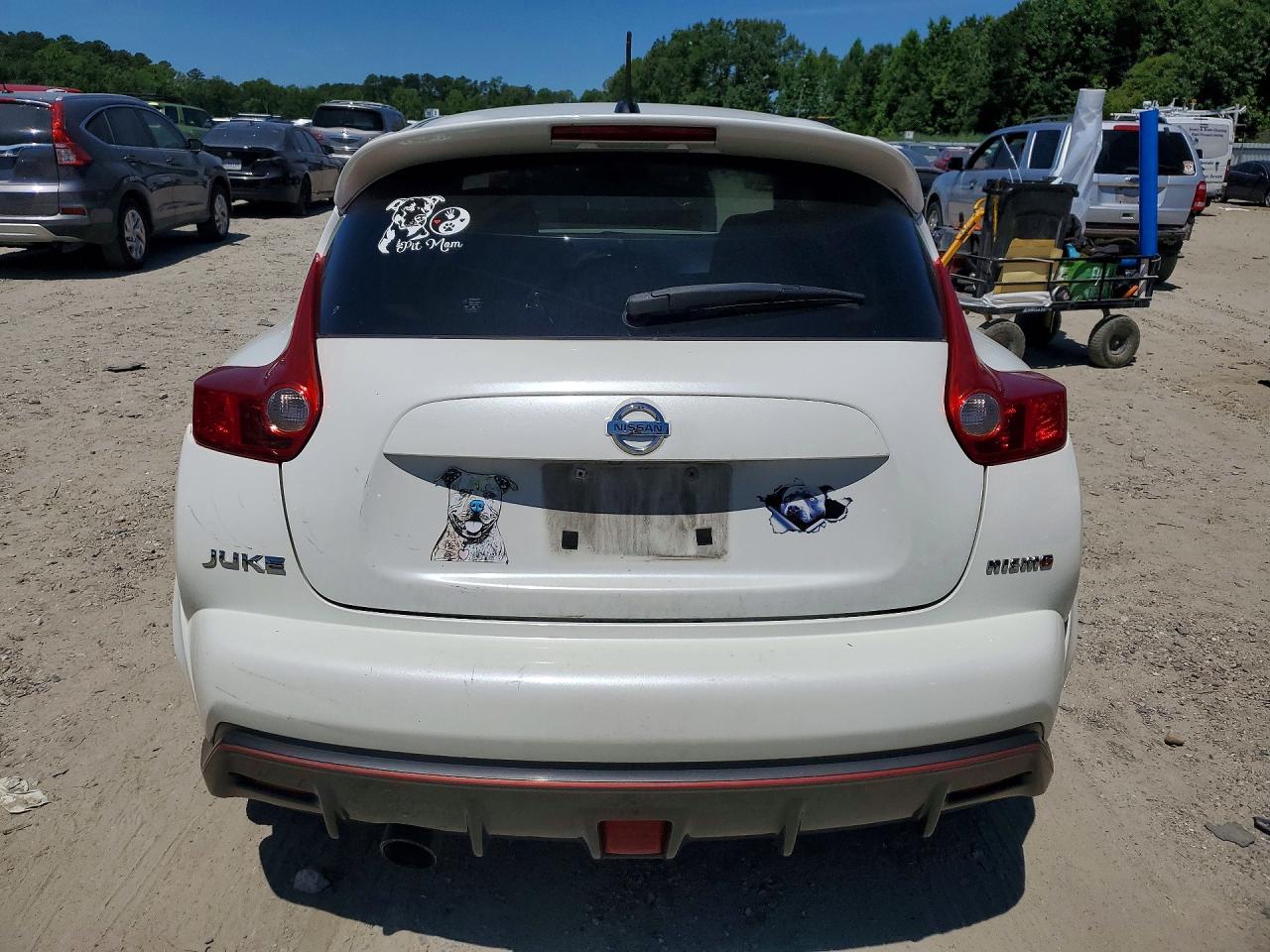 2013 Nissan Juke S White vin: JN8AF5MV7DT227135