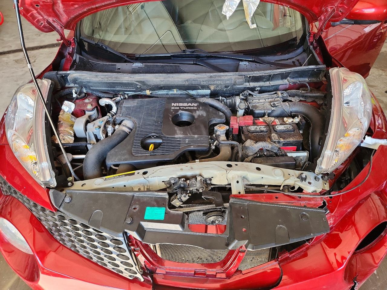 2013 Nissan Juke S Red vin: JN8AF5MV7DT229337