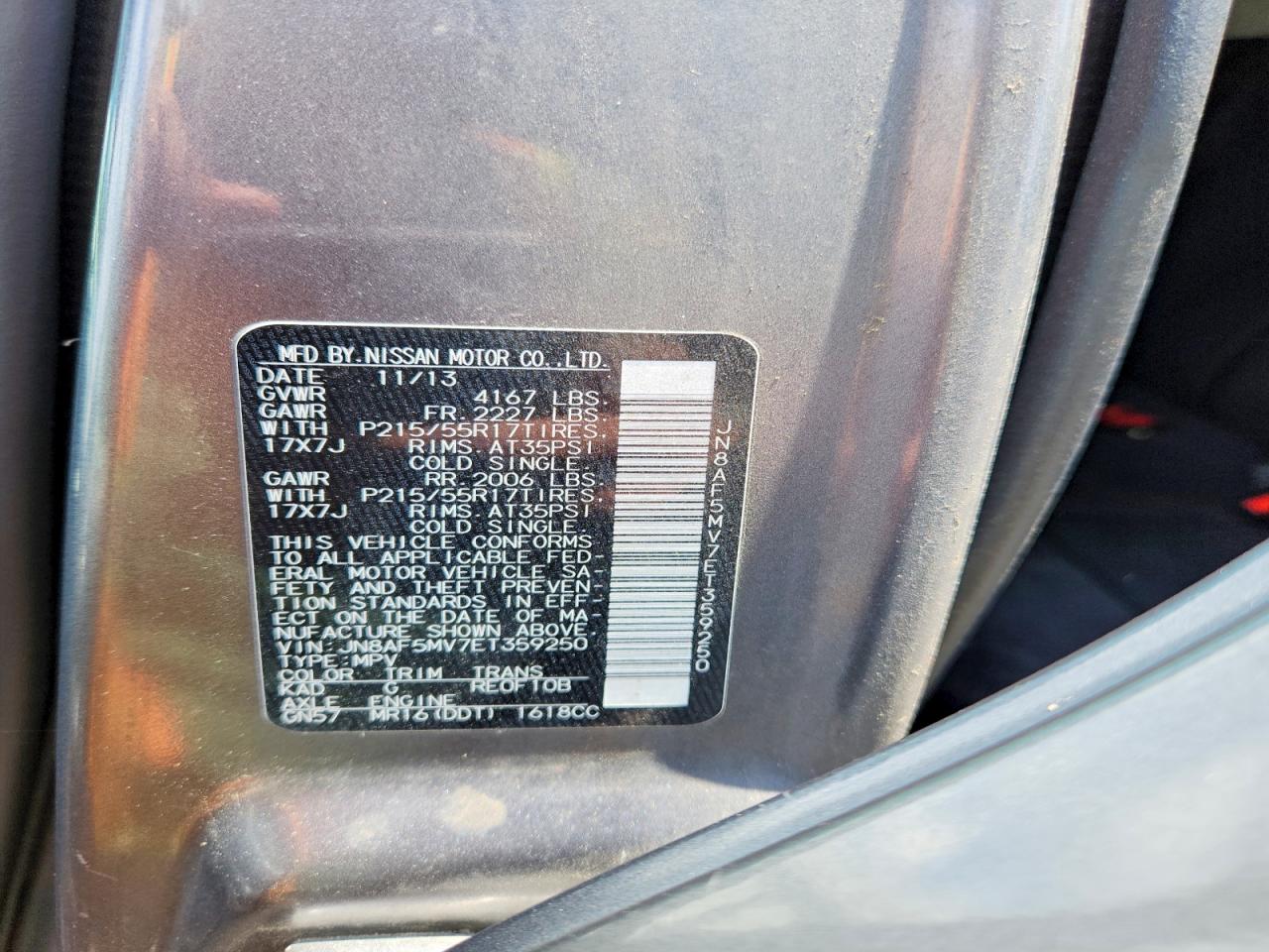 2014 Nissan Juke S Silver vin: JN8AF5MV7ET359250